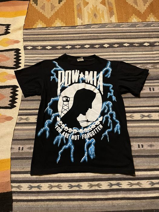 Vintage Vintage American thunder pow Mia graphic t shirt aop | Grailed