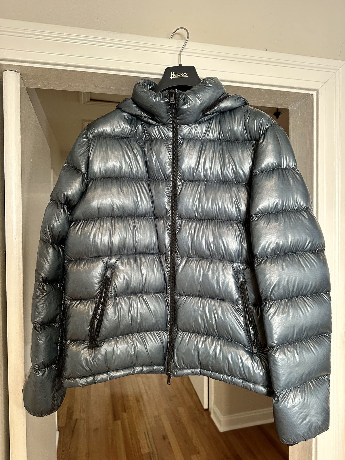 Herno 7Den Ultralight Quilted Down Jacket Size US L / EU 52-54 / 3 - 1 Thumbnail