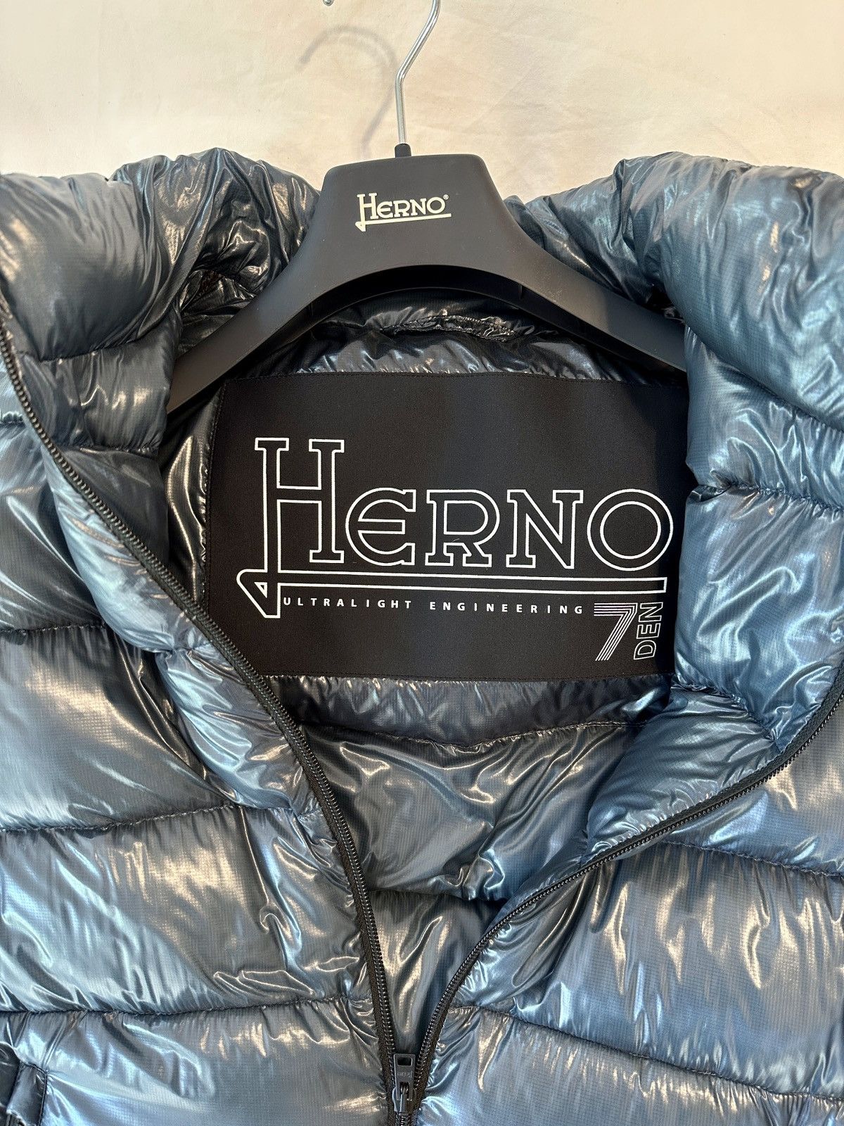 Herno 7Den Ultralight Quilted Down Jacket Size US L / EU 52-54 / 3 - 3 Thumbnail