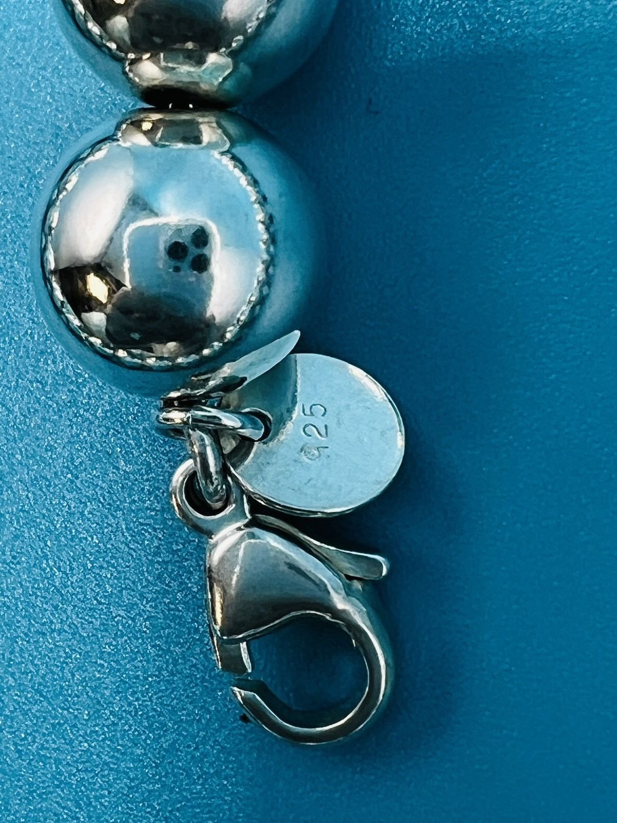 Tiffany & Co. Tiffany Silver Bead Necklace Size ONE SIZE - 3 Thumbnail