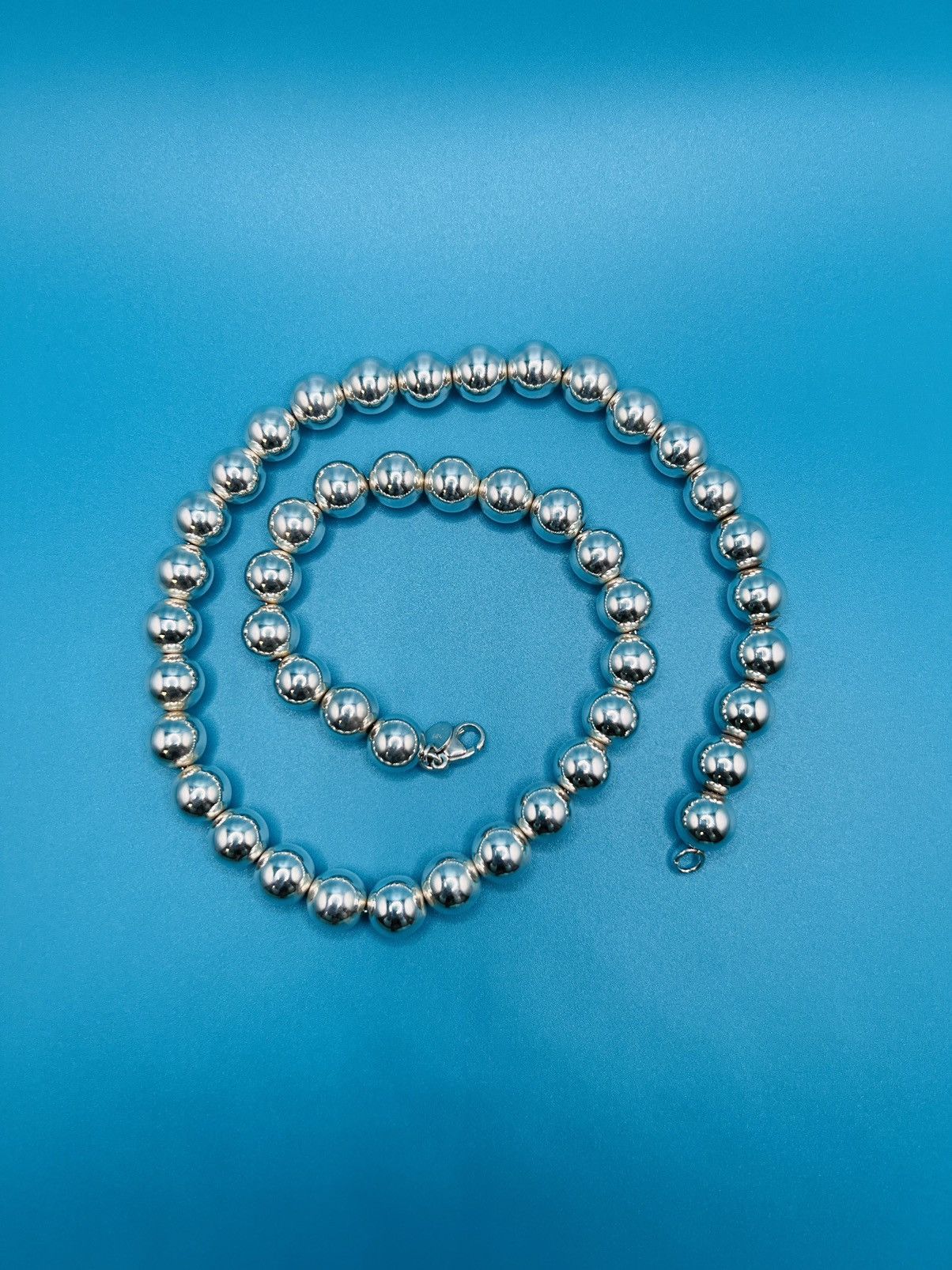 Tiffany & Co. Tiffany Silver Bead Necklace Size ONE SIZE - 1 Thumbnail