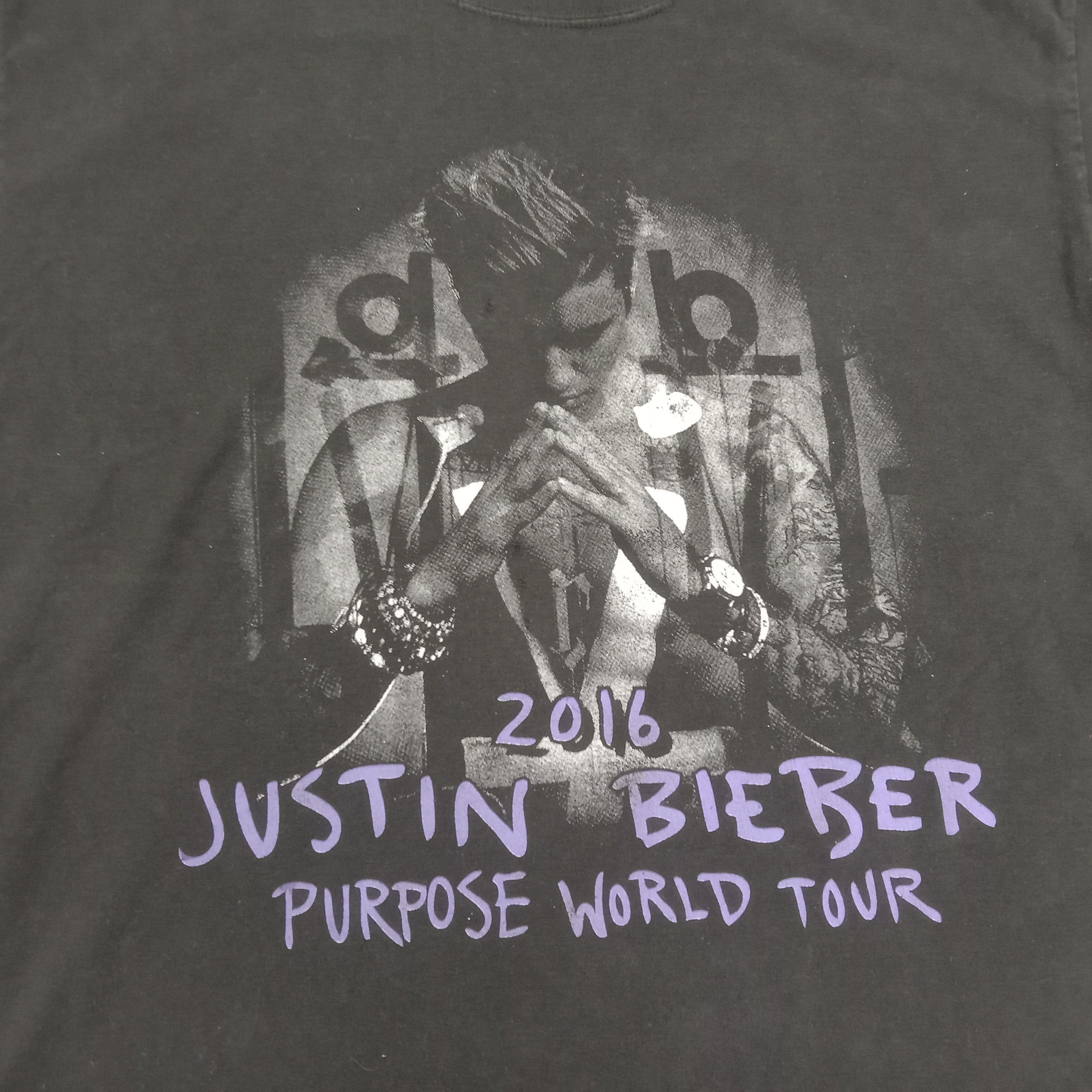 Band Tees × Justin Bieber × Vintage Justin Bieber American Pop Singer Tshirt Size US L / EU 52-54 / 3 - 3 Thumbnail