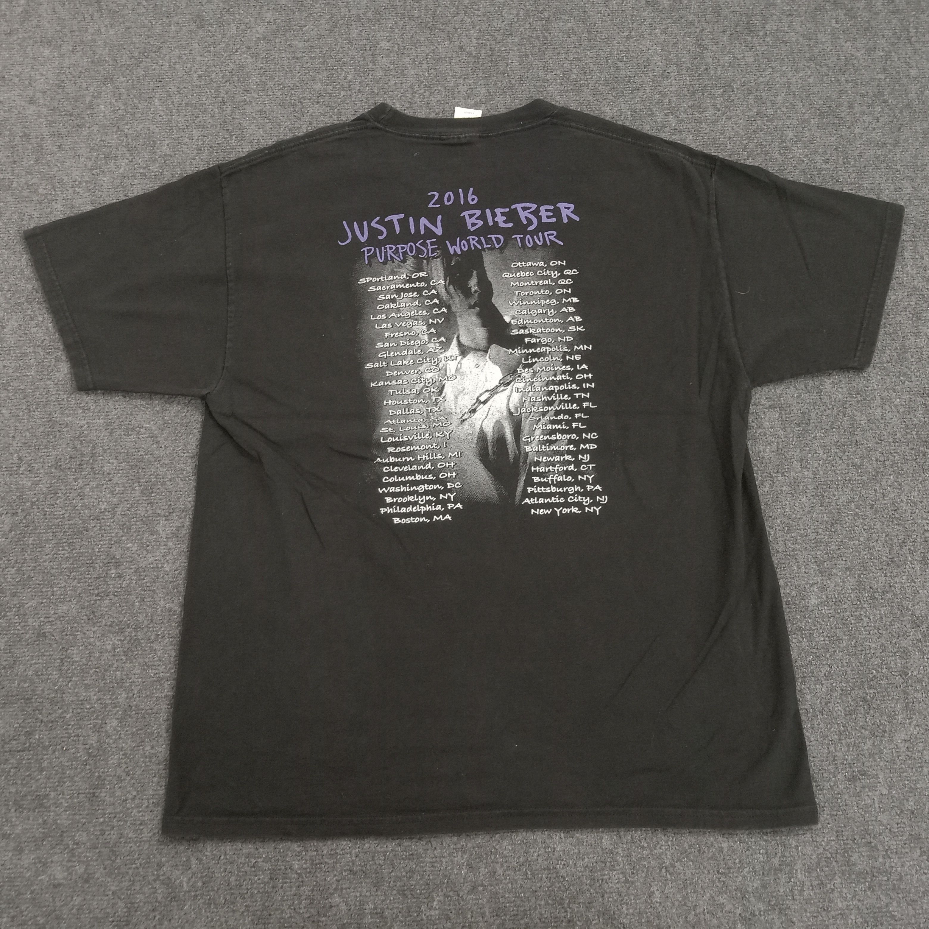 Band Tees × Justin Bieber × Vintage Justin Bieber American Pop Singer Tshirt Size US L / EU 52-54 / 3 - 2 Thumbnail