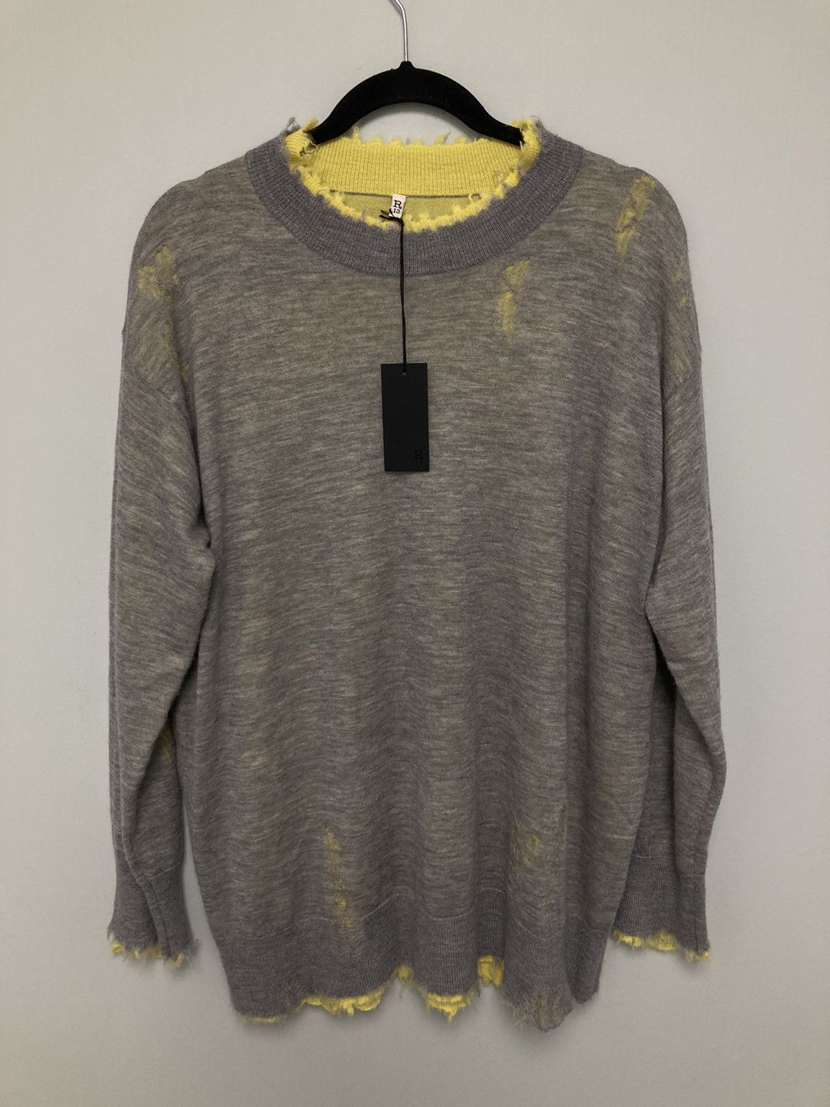 R13 Reversible cashmere sweater. Medium Size US M / EU 48-50 / 2 - 1 Thumbnail