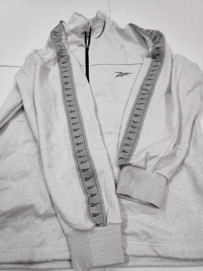 Reebok Vintage Reebok Side Tape Zip Up Sweater Jacket Size US M / EU 48-50 / 2 - 2 Thumbnail