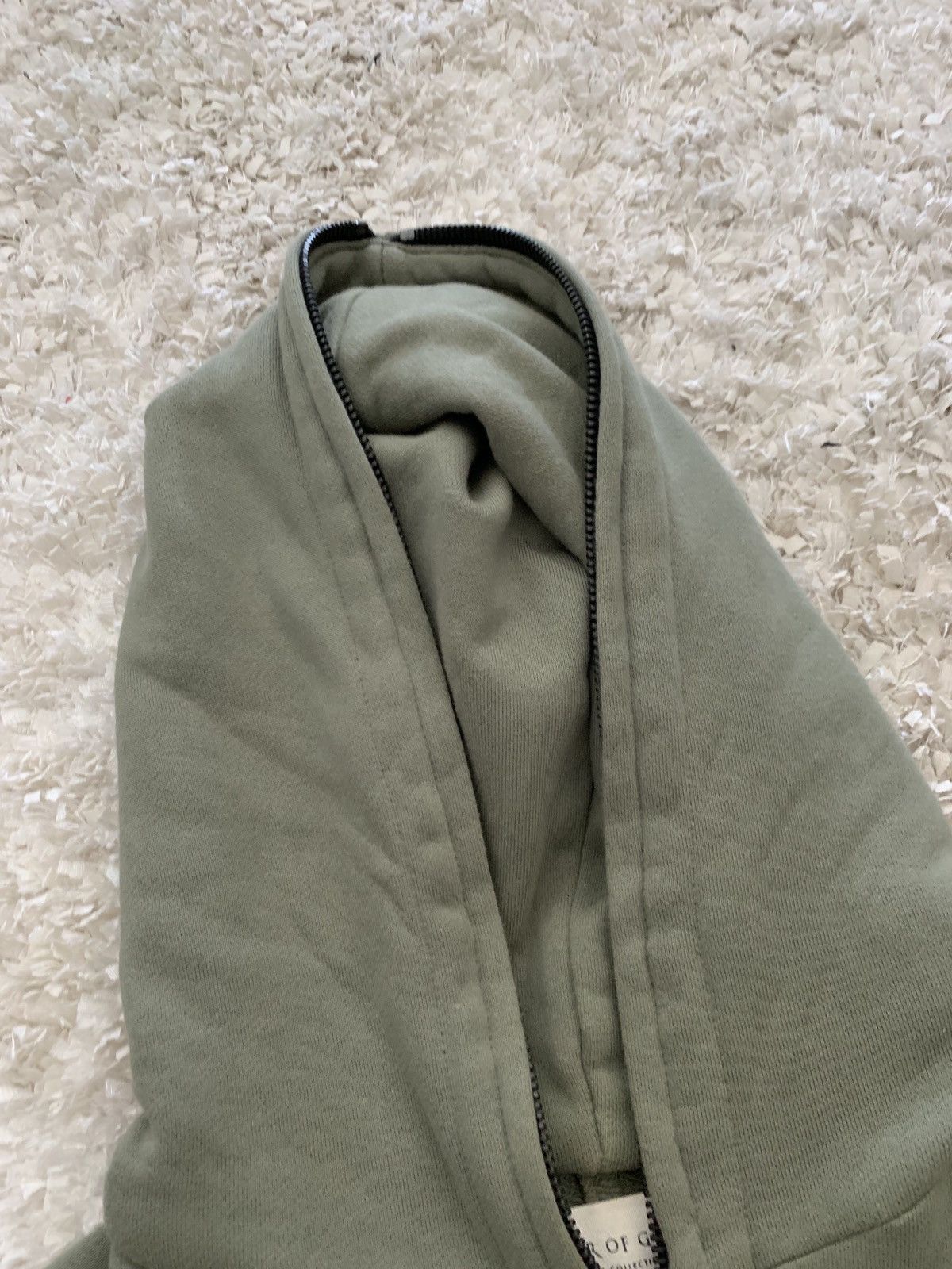 Olive Zip Up Hoodie from 2014-2015 Collection