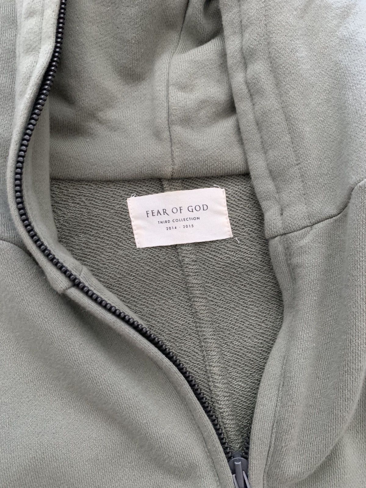 Olive Zip Up Hoodie from 2014-2015 Collection