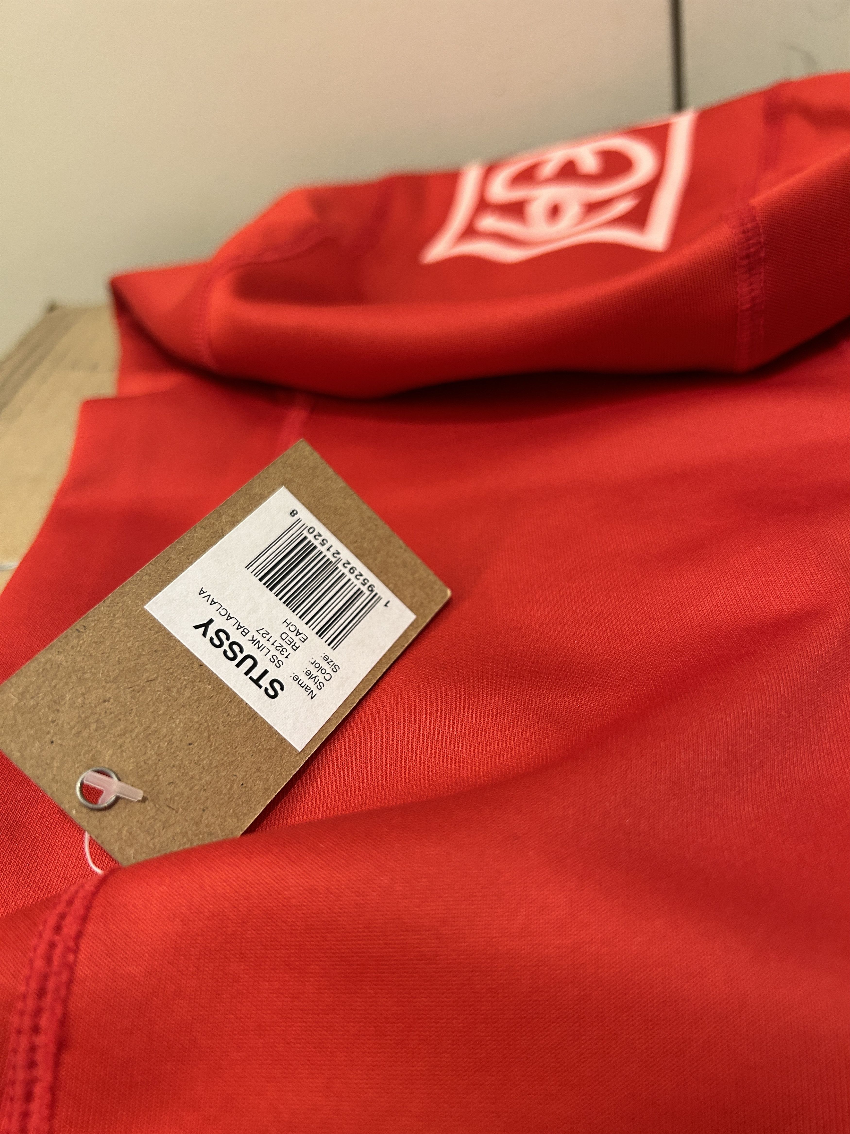 Stussy Stüssy SS Link Balaclava Red Size ONE SIZE - 2 Thumbnail
