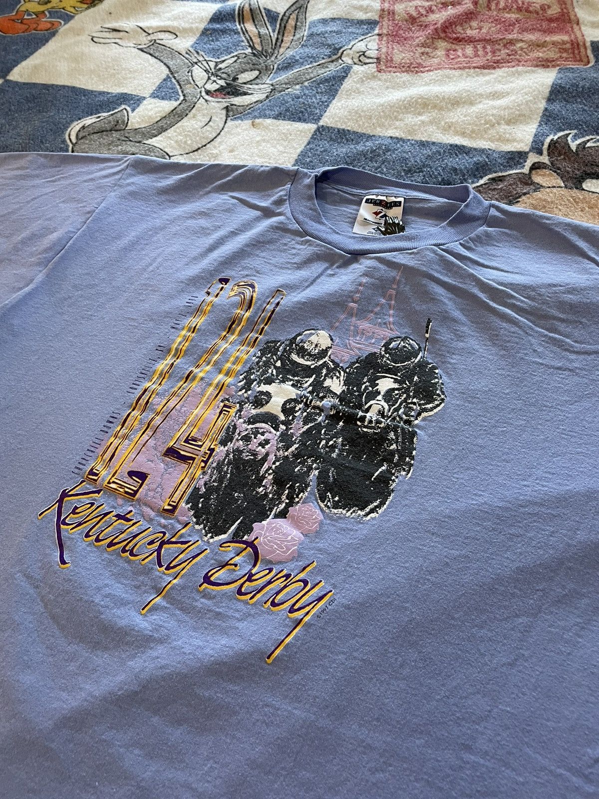 Vintage Vintage Kentucky derby tee Size US XL / EU 56 / 4 - 2 Thumbnail