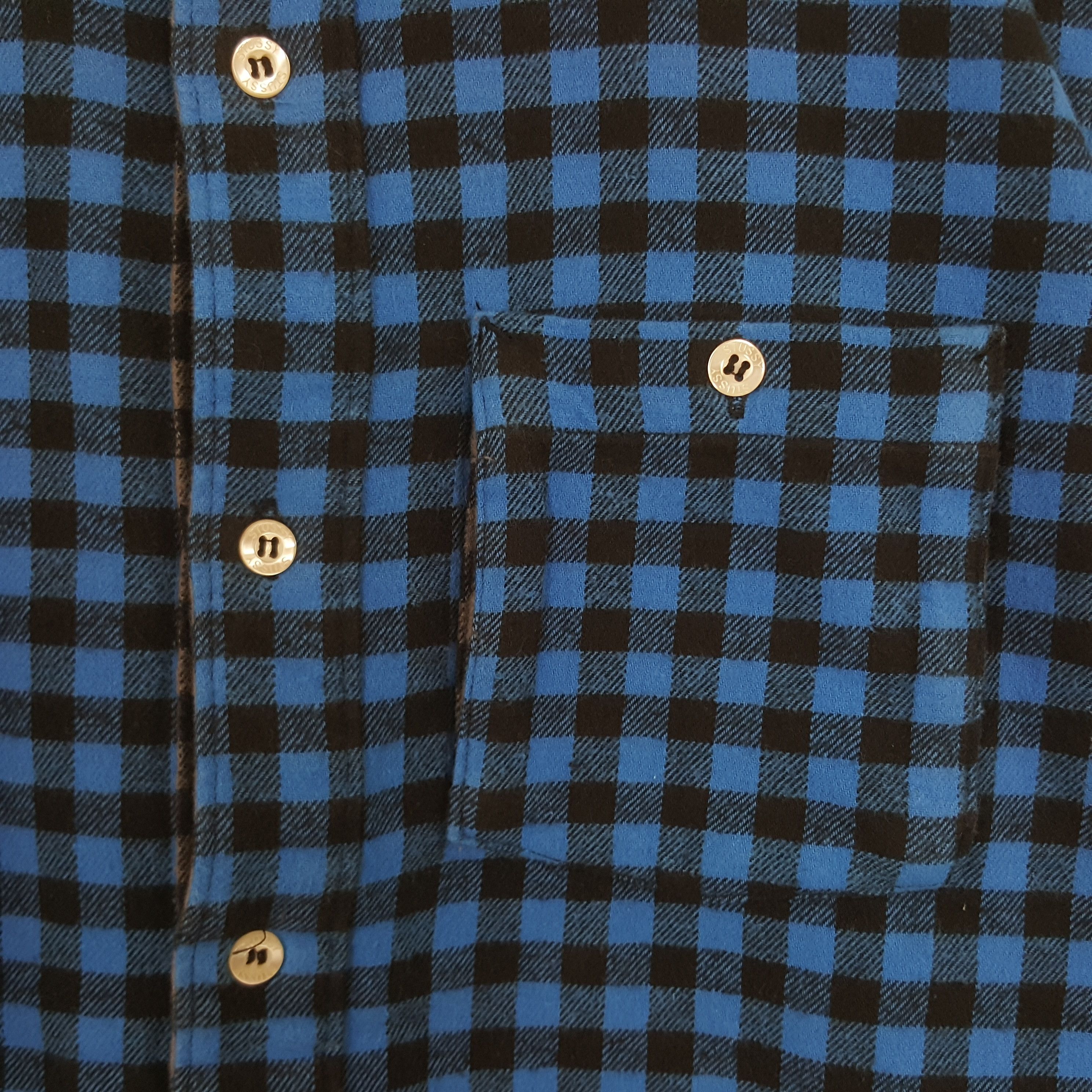 Stussy × Vintage Vintage Stussy Custom Art Button Up Shirt Size US S / EU 44-46 / 1 - 4 Thumbnail