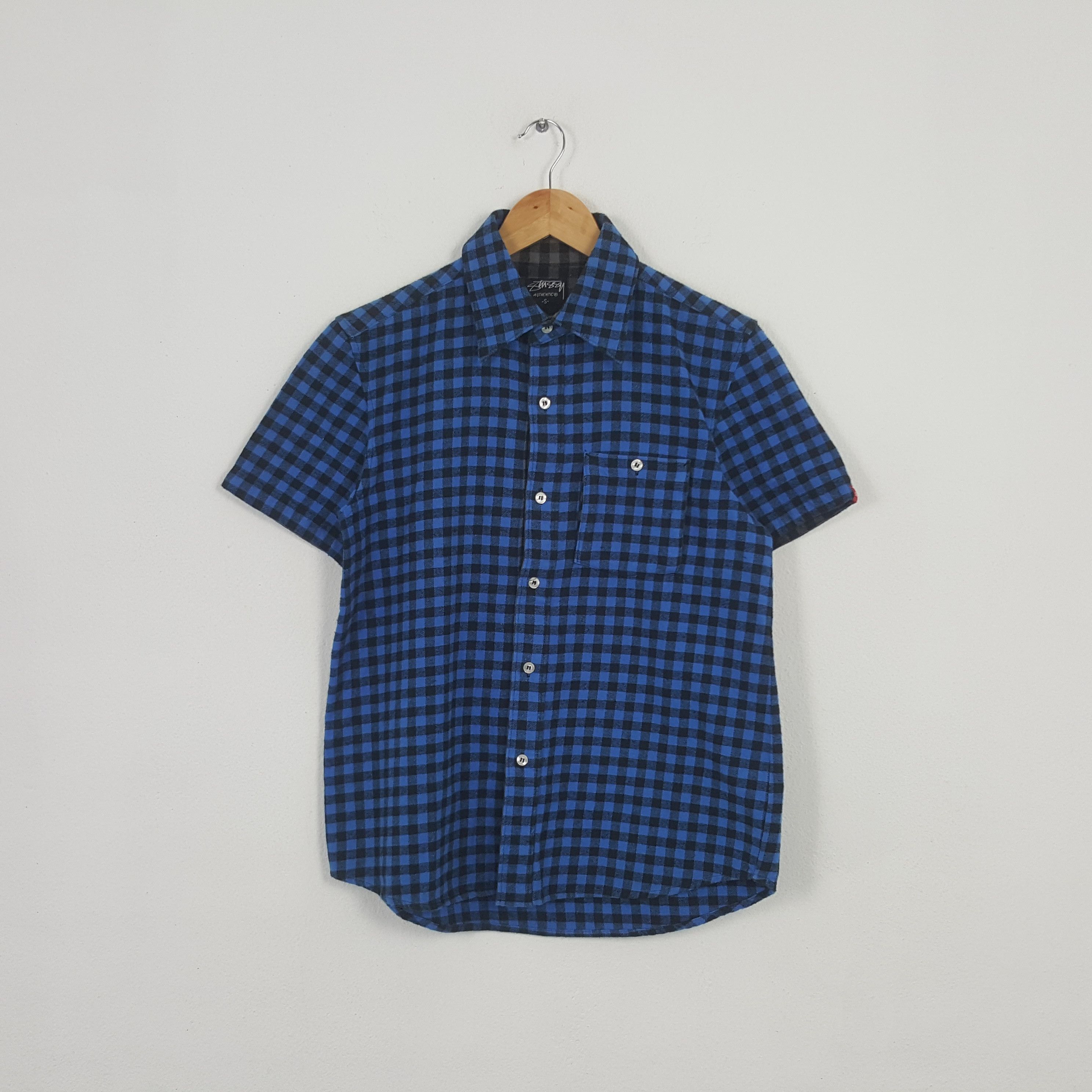 Stussy × Vintage Vintage Stussy Custom Art Button Up Shirt Size US S / EU 44-46 / 1 - 3 Thumbnail