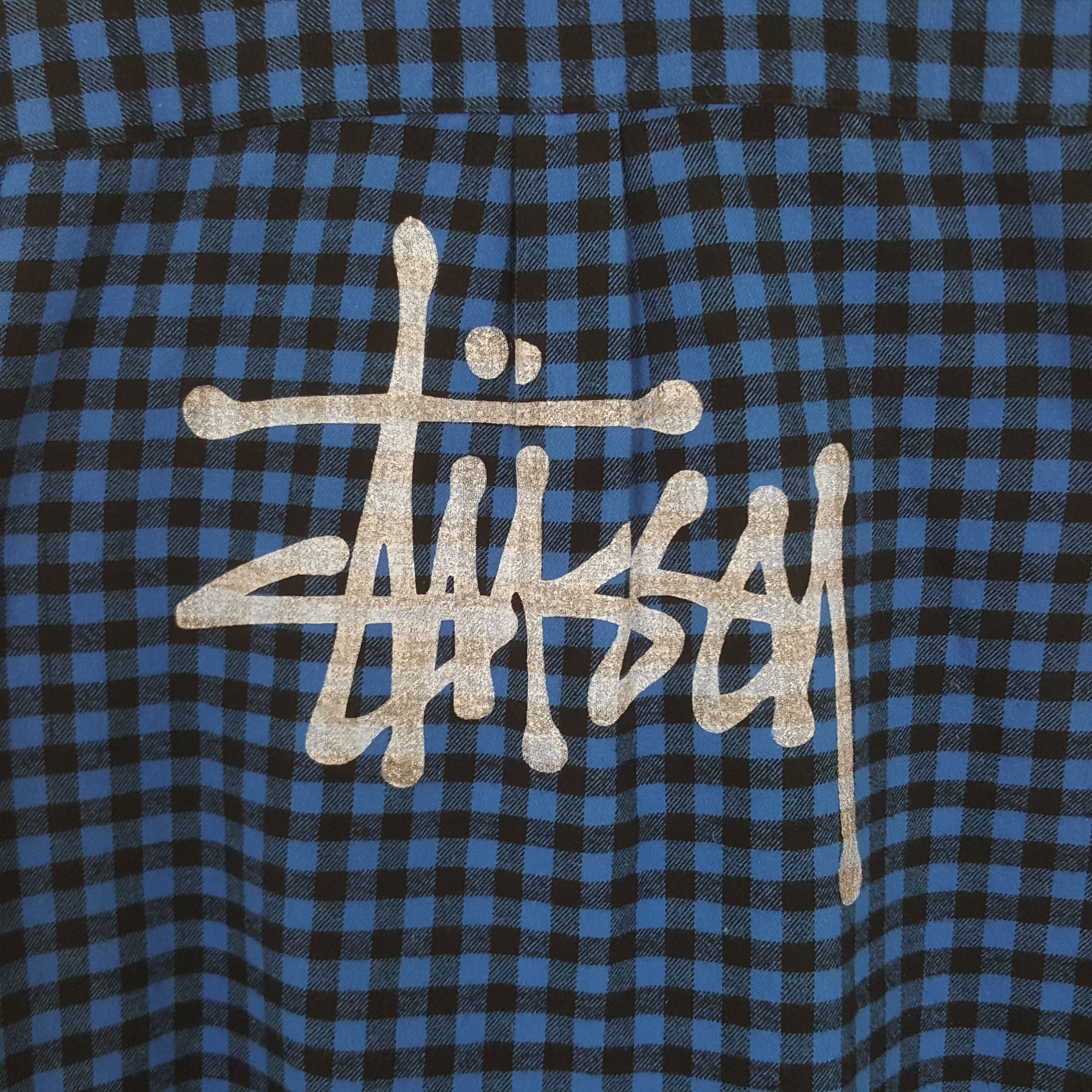 Stussy × Vintage Vintage Stussy Custom Art Button Up Shirt Size US S / EU 44-46 / 1 - 2 Thumbnail