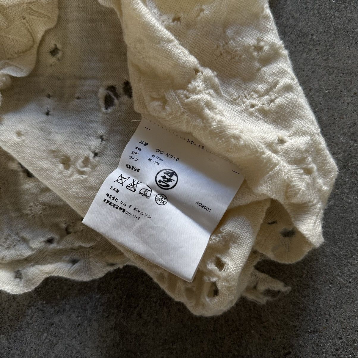 Comme des Garcons AD2001 distressed knit T-shirt Size US M / EU 48-50 / 2 - 5 Thumbnail