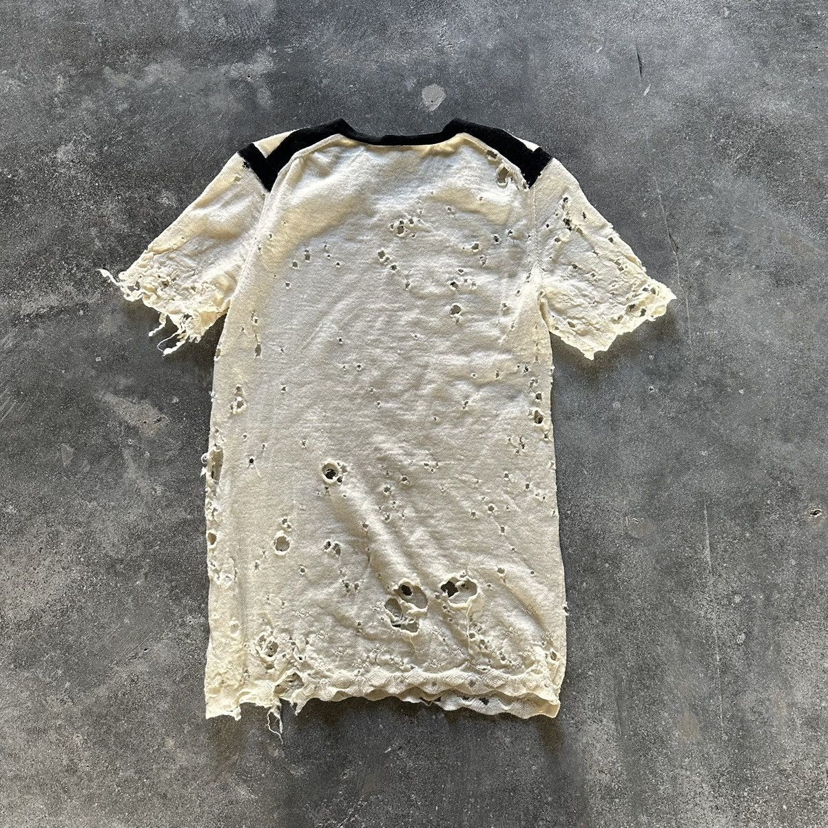 Comme des Garcons AD2001 distressed knit T-shirt Size US M / EU 48-50 / 2 - 3 Thumbnail