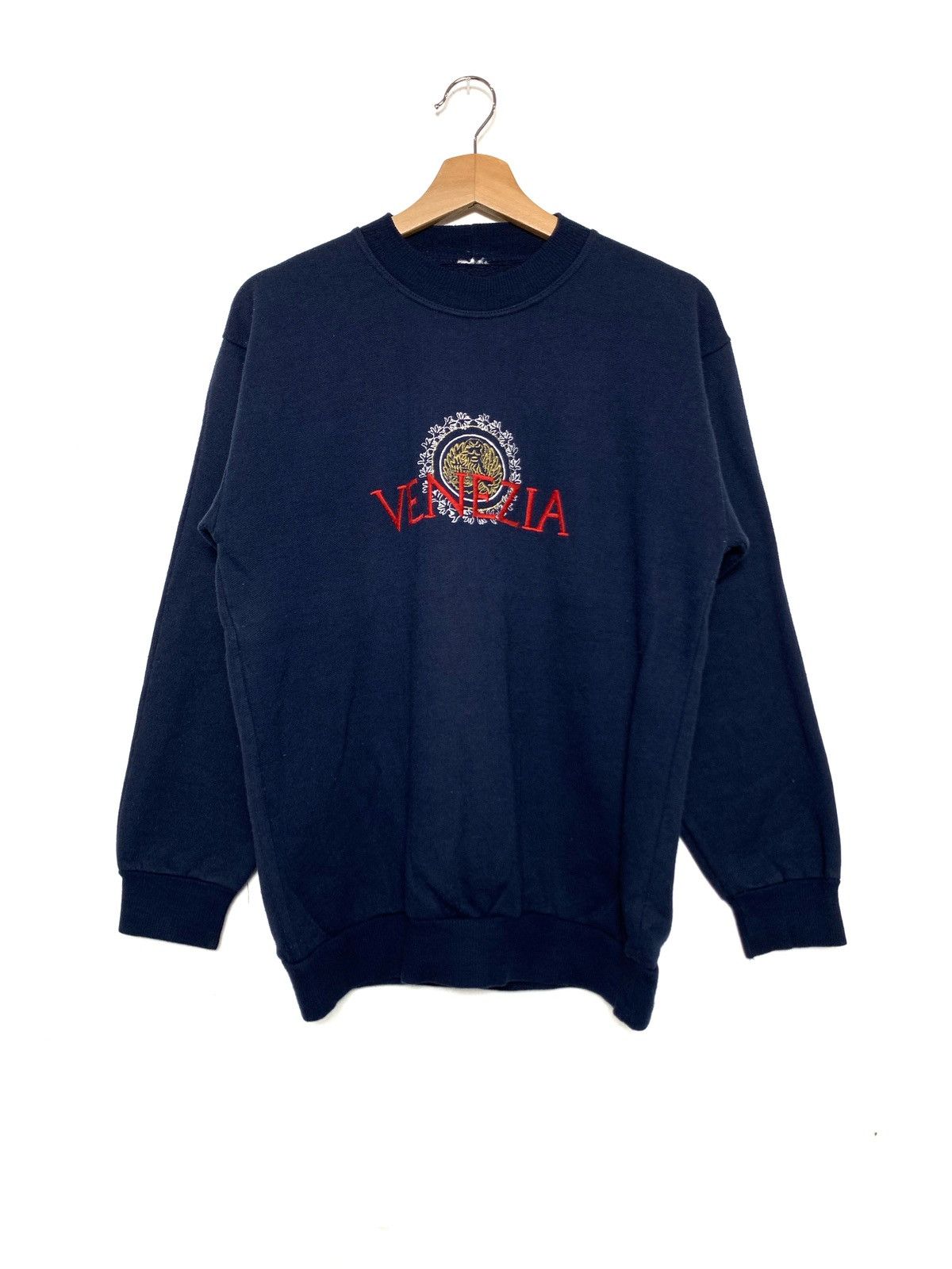 SSSR Venezia Vintage Venezia Embroidered Logo Crewneck Sweater Size US M / EU 48-50 / 2 - 1 Thumbnail