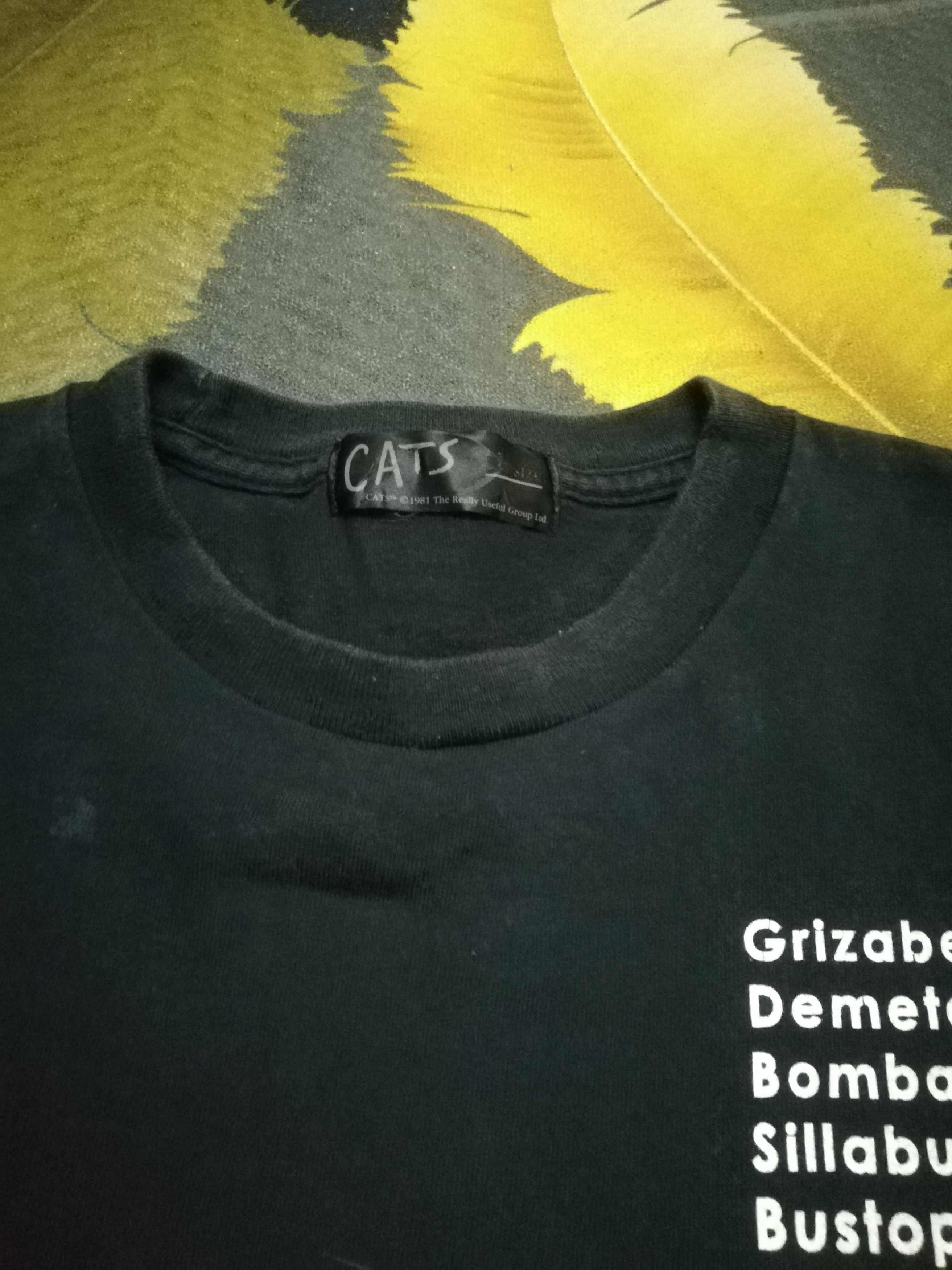 Vintage Vintage CATS The Musical Broadway Promo Tee 1981 Design Size US M / EU 48-50 / 2 - 7 Thumbnail