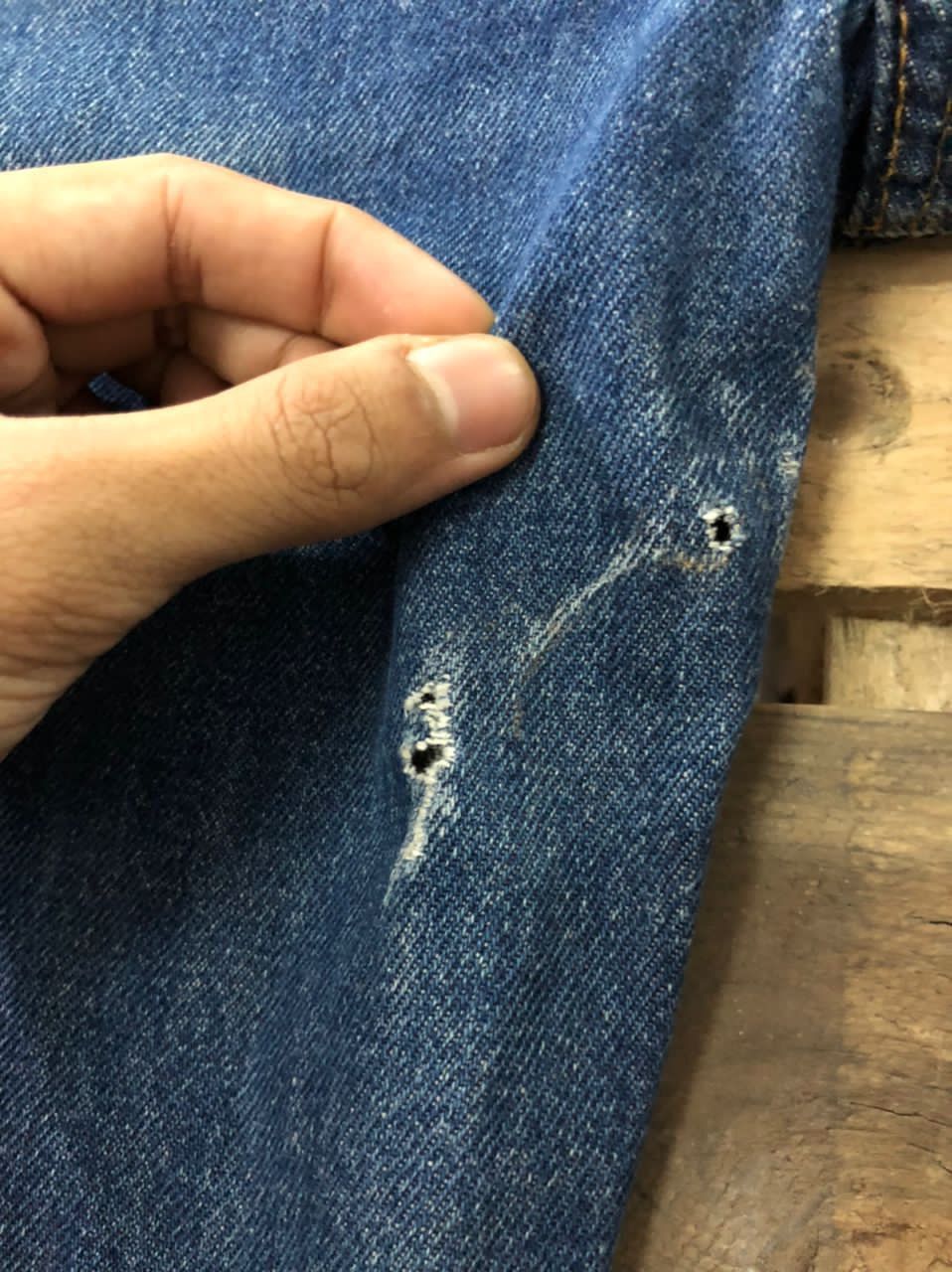 Levi's Vintage LEVIS 501 Made in Usa bad condition Size US 29 - 11 Thumbnail