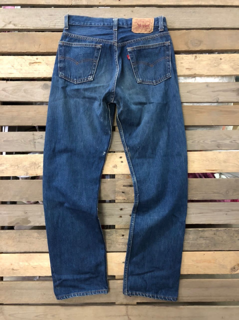 Levi's Vintage LEVIS 501 Made in Usa bad condition Size US 29 - 2 Thumbnail