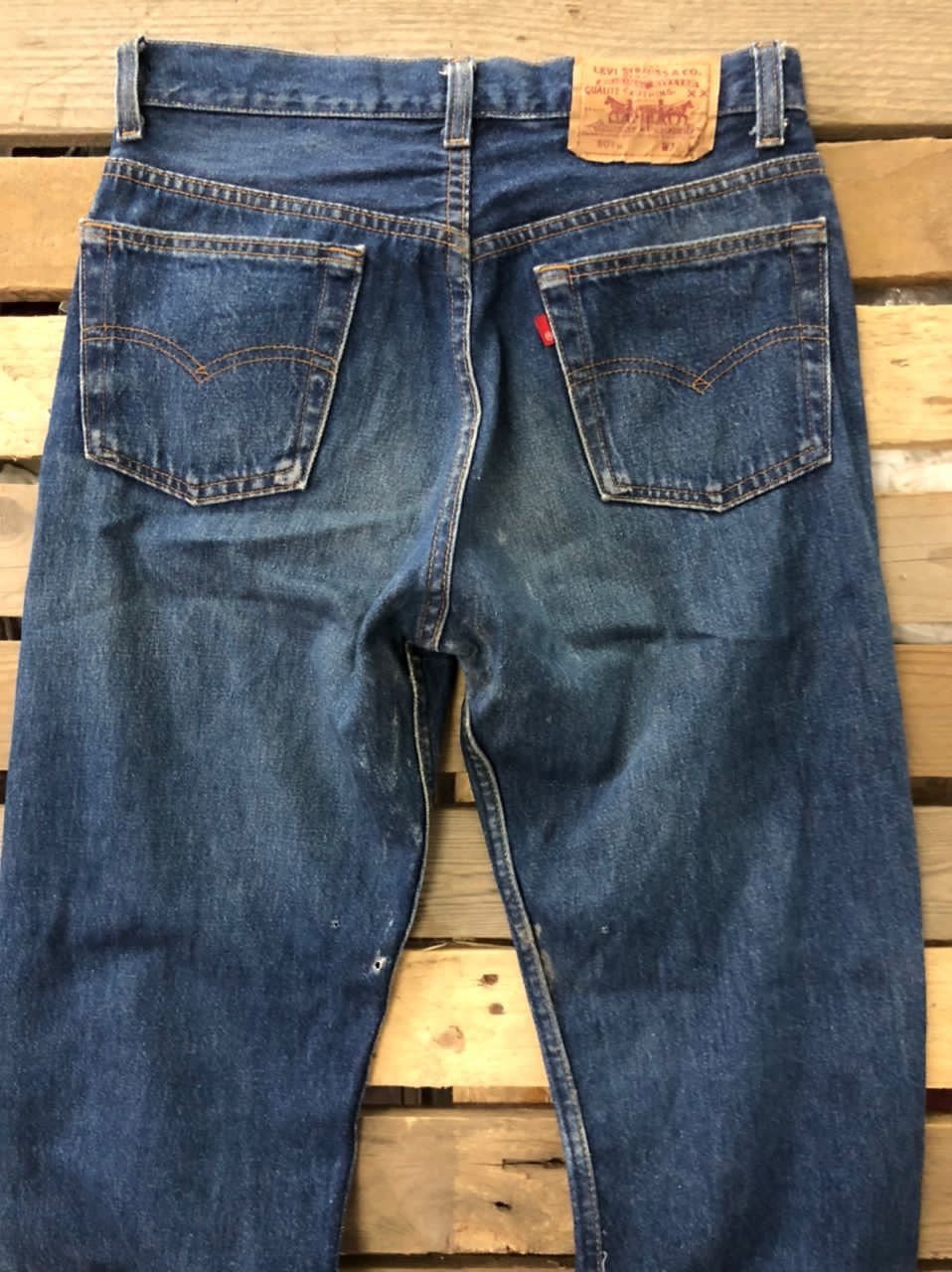 Levi's Vintage LEVIS 501 Made in Usa bad condition Size US 29 - 13 Thumbnail