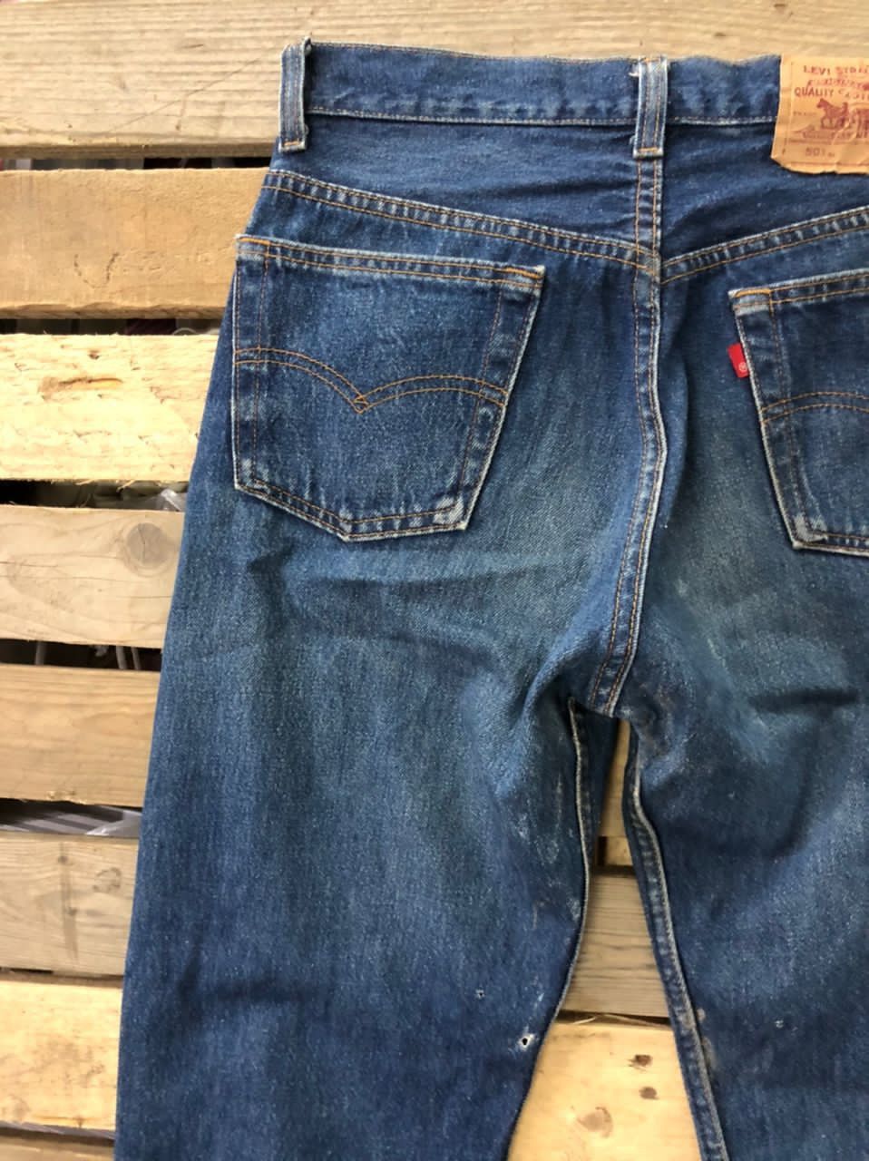 Levi's Vintage LEVIS 501 Made in Usa bad condition Size US 29 - 15 Thumbnail