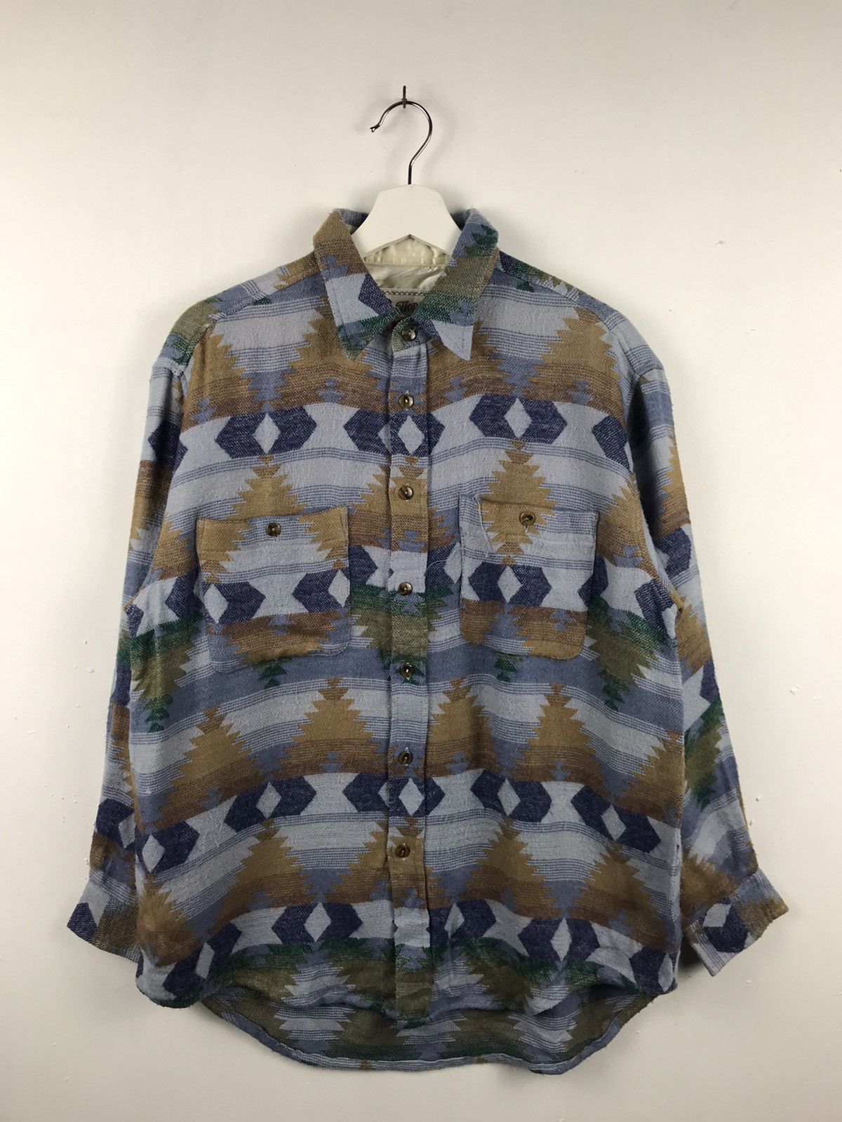 image of Vintage Navajo Flannel Design, Men's (Size Large)