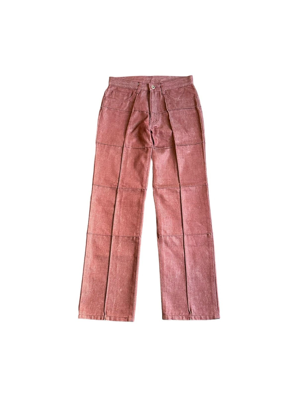 image of Archival Clothing x Boycott Aw-1997 Boycott Japan Patchwork Cut Jeans, Men's (Size 29)