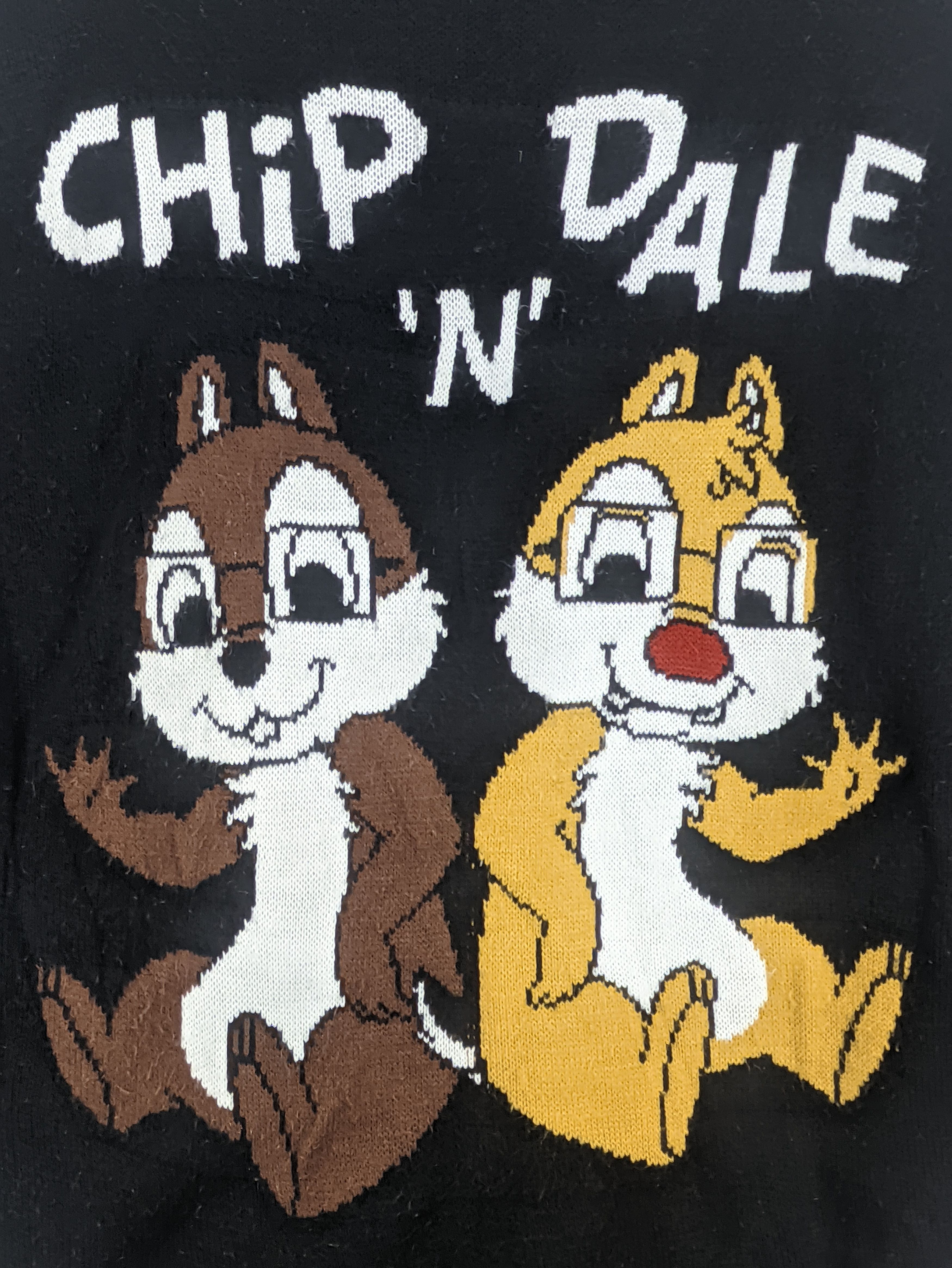 Disney Steals🔥Knit Sweater Disney Chip & Dale Size L / US 10 / IT 46 - 5 Thumbnail