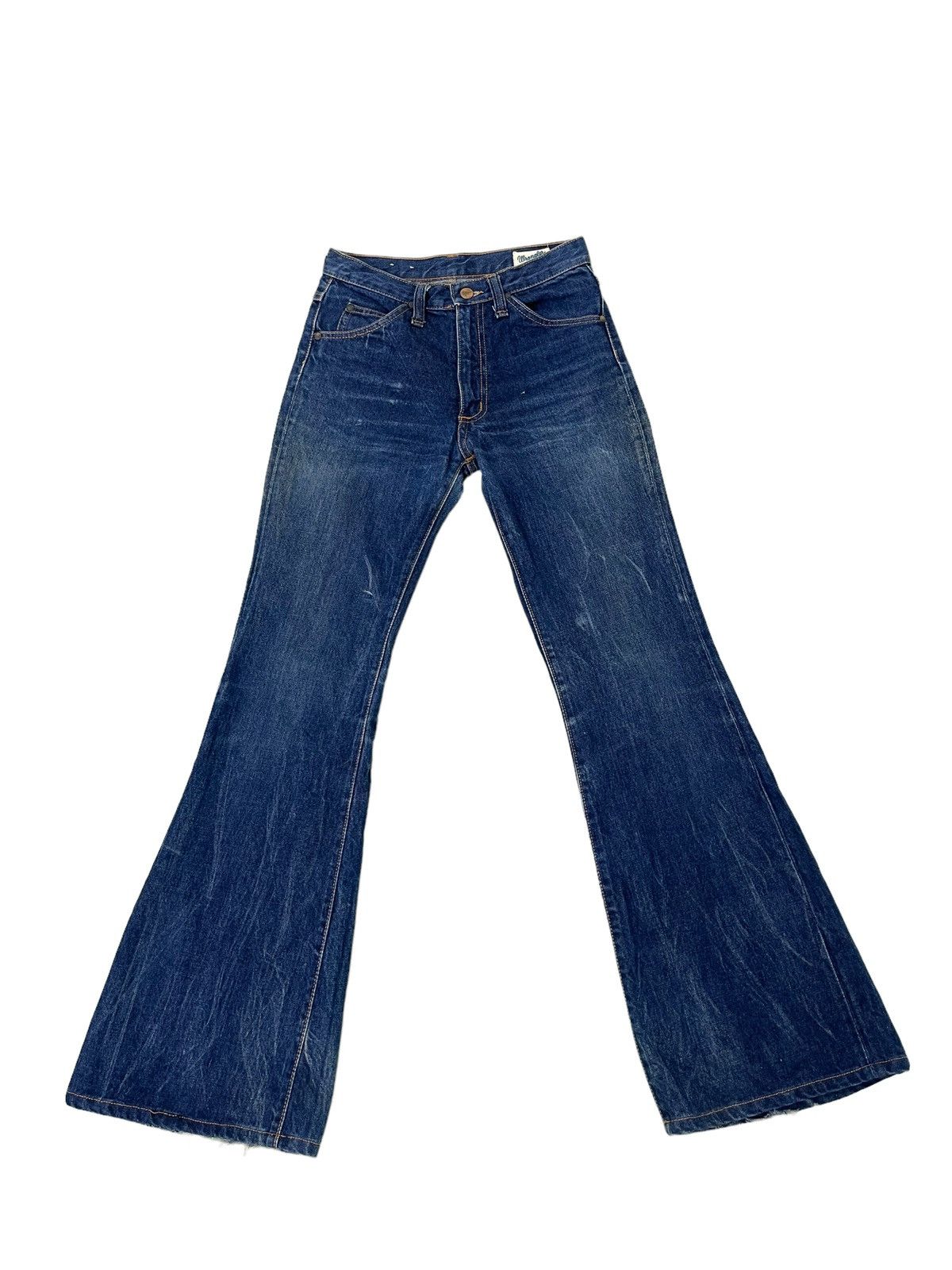 Japanese Brand Flare Jeans Vtg Wrangler Japan Clawmark Denim Boot Cut 5🟦1 Size US 28 / EU 44 - 2 Thumbnail