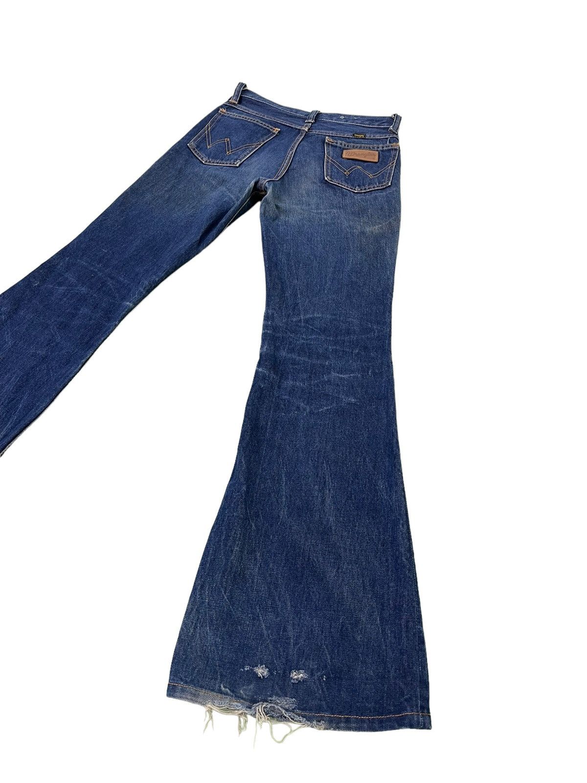 Japanese Brand Flare Jeans Vtg Wrangler Japan Clawmark Denim Boot Cut 5🟦1 Size US 28 / EU 44 - 15 Thumbnail