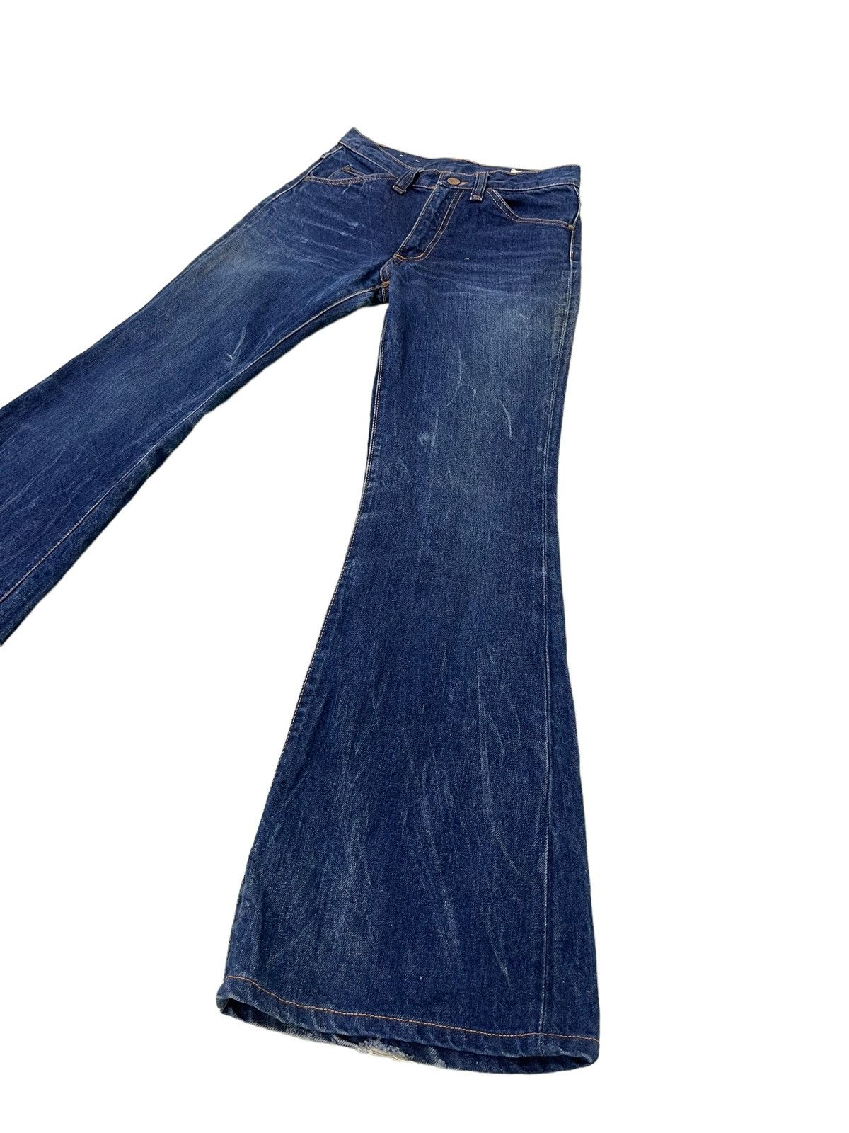 Japanese Brand Flare Jeans Vtg Wrangler Japan Clawmark Denim Boot Cut 5🟦1 Size US 28 / EU 44 - 3 Thumbnail