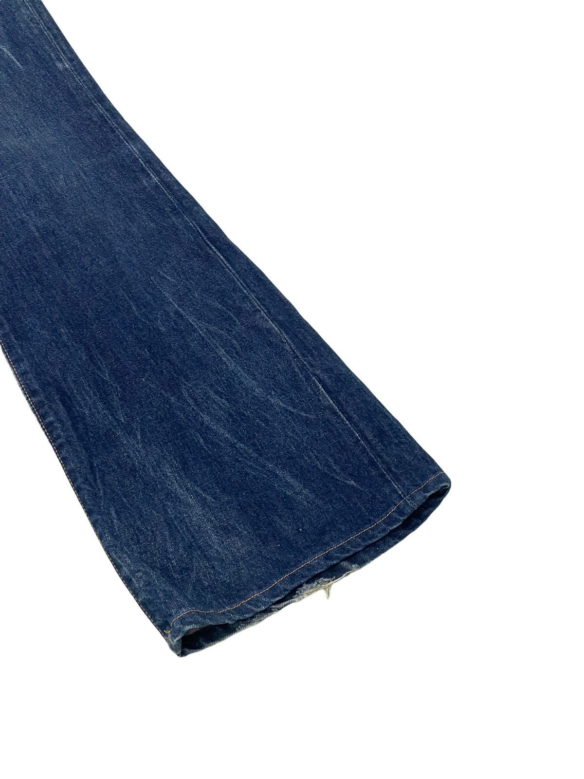 Japanese Brand Flare Jeans Vtg Wrangler Japan Clawmark Denim Boot Cut 5🟦1 Size US 28 / EU 44 - 4 Thumbnail