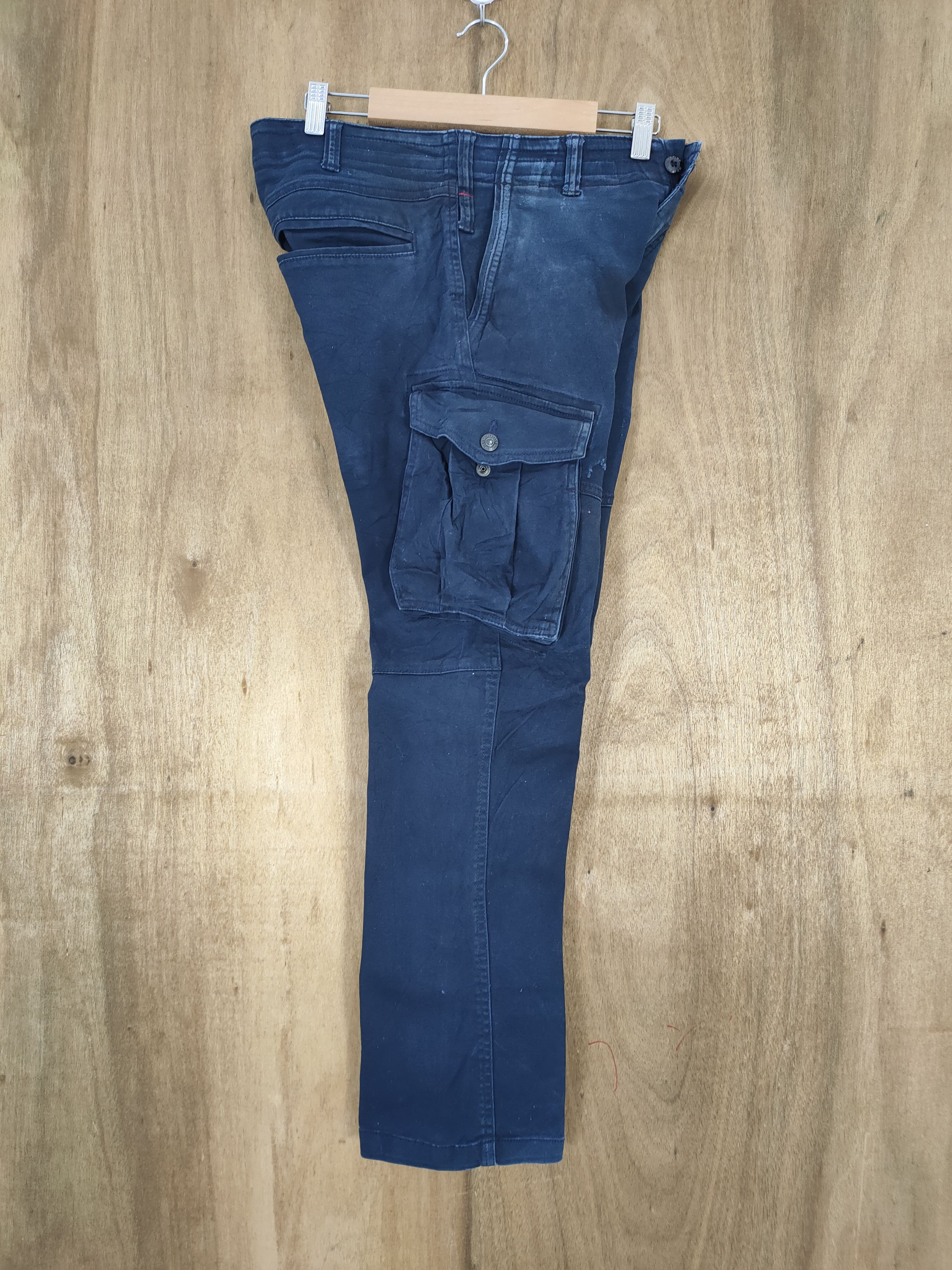 Japanese Brand GRIDE FADED CARGO PANTS Size US 30 / EU 46 - 2 Thumbnail