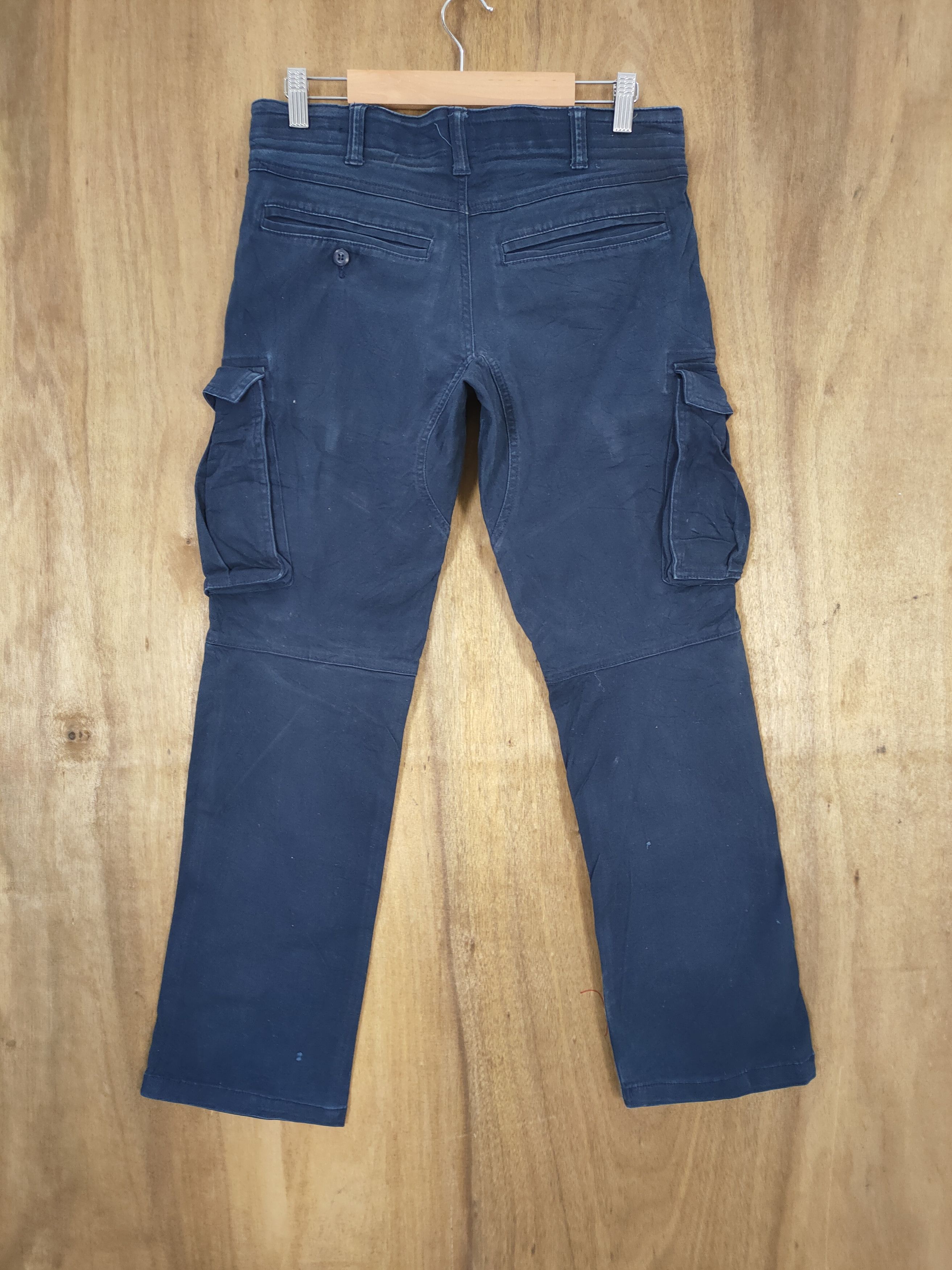 Japanese Brand GRIDE FADED CARGO PANTS Size US 30 / EU 46 - 3 Thumbnail