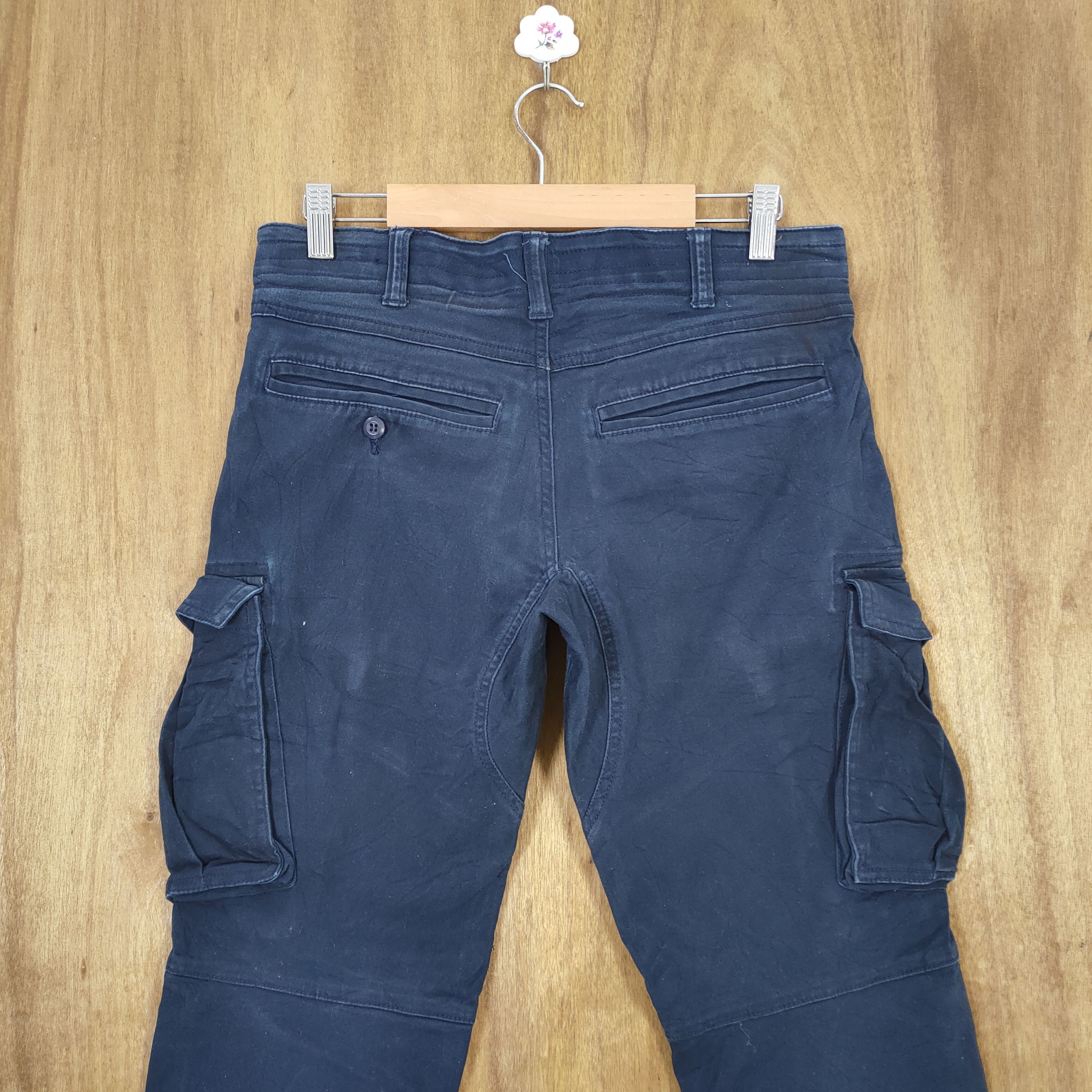 Japanese Brand GRIDE FADED CARGO PANTS Size US 30 / EU 46 - 11 Thumbnail