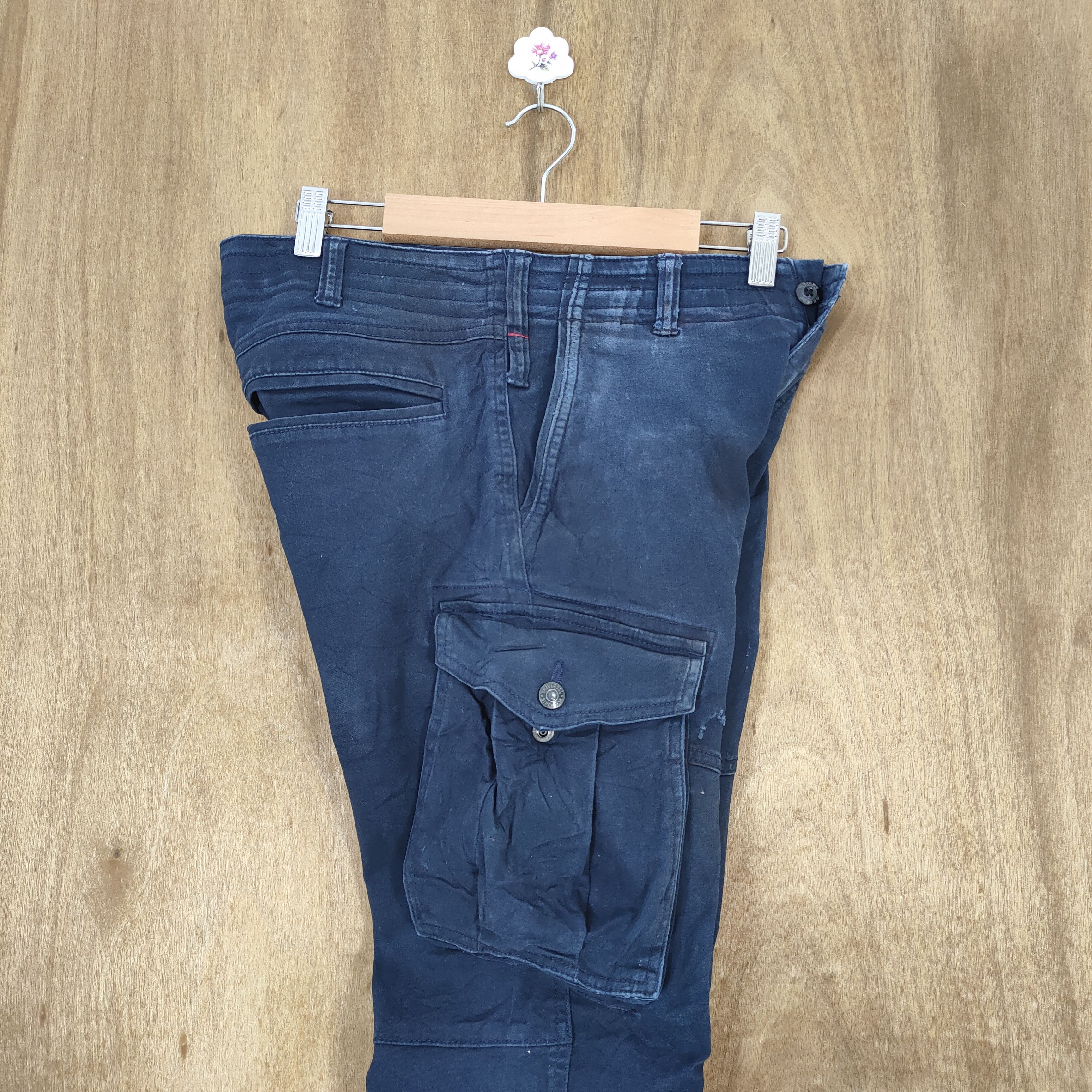 Japanese Brand GRIDE FADED CARGO PANTS Size US 30 / EU 46 - 14 Thumbnail
