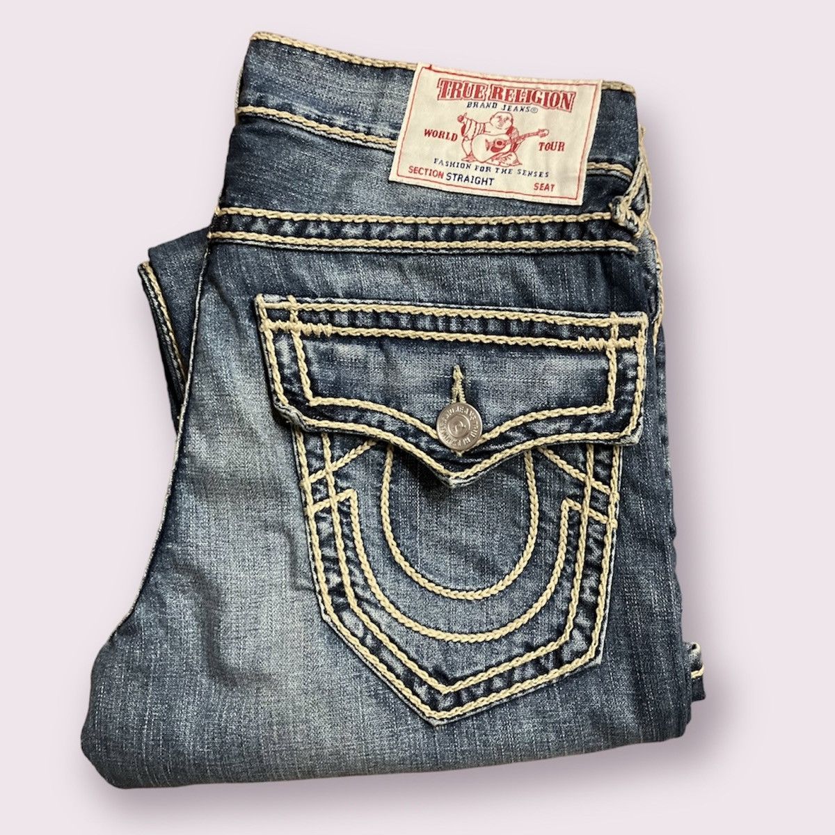 Rope stitch true offers religion jeans rare