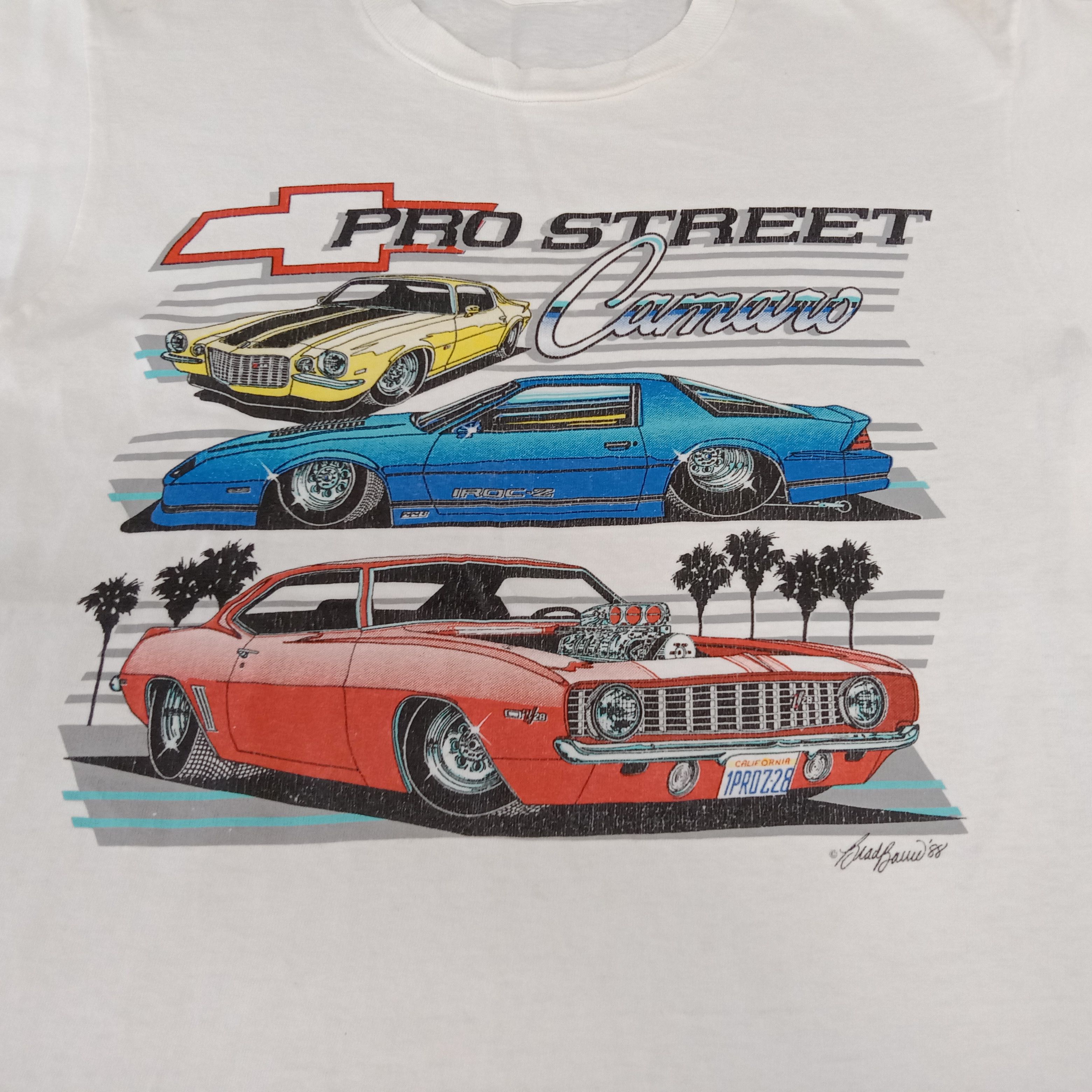 Chevrolet × Vintage Chevrolet Pro Street Camaro Racing Tshirt Size US S / EU 44-46 / 1 - 2 Thumbnail