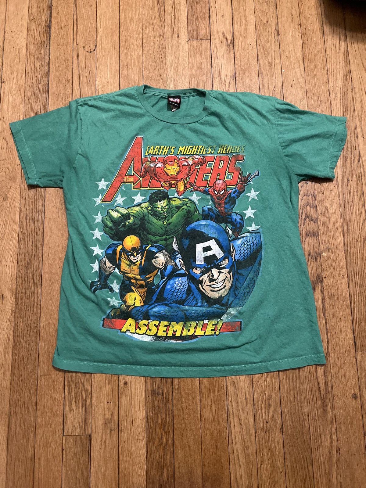 Mad Engine × Marvel Comics × Vintage Vtg Mad Engine Marvel avengers ...
