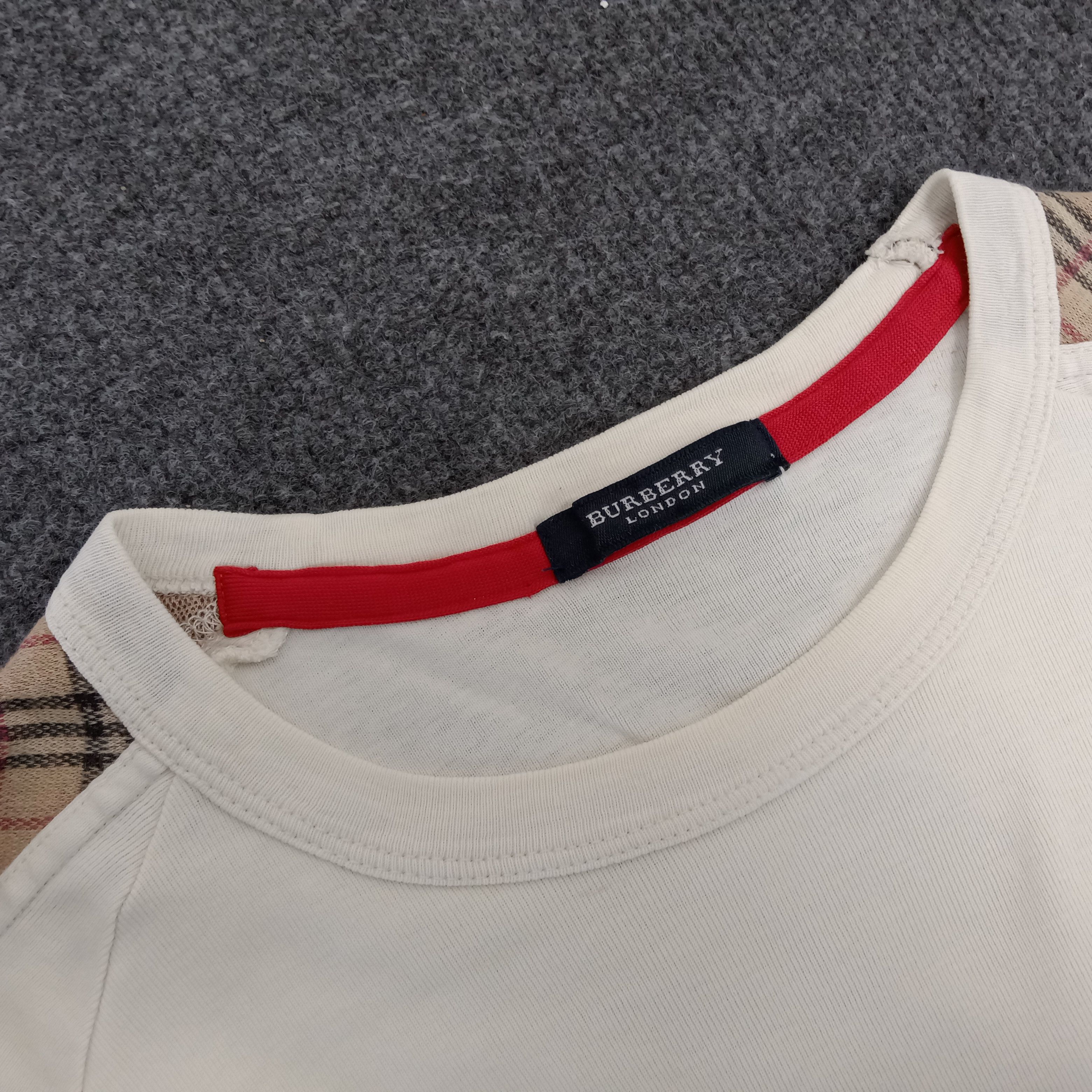 Burberry × Vintage Burberry London Nova Check Tshirt Size M / US 6-8 / IT 42-44 - 3 Thumbnail