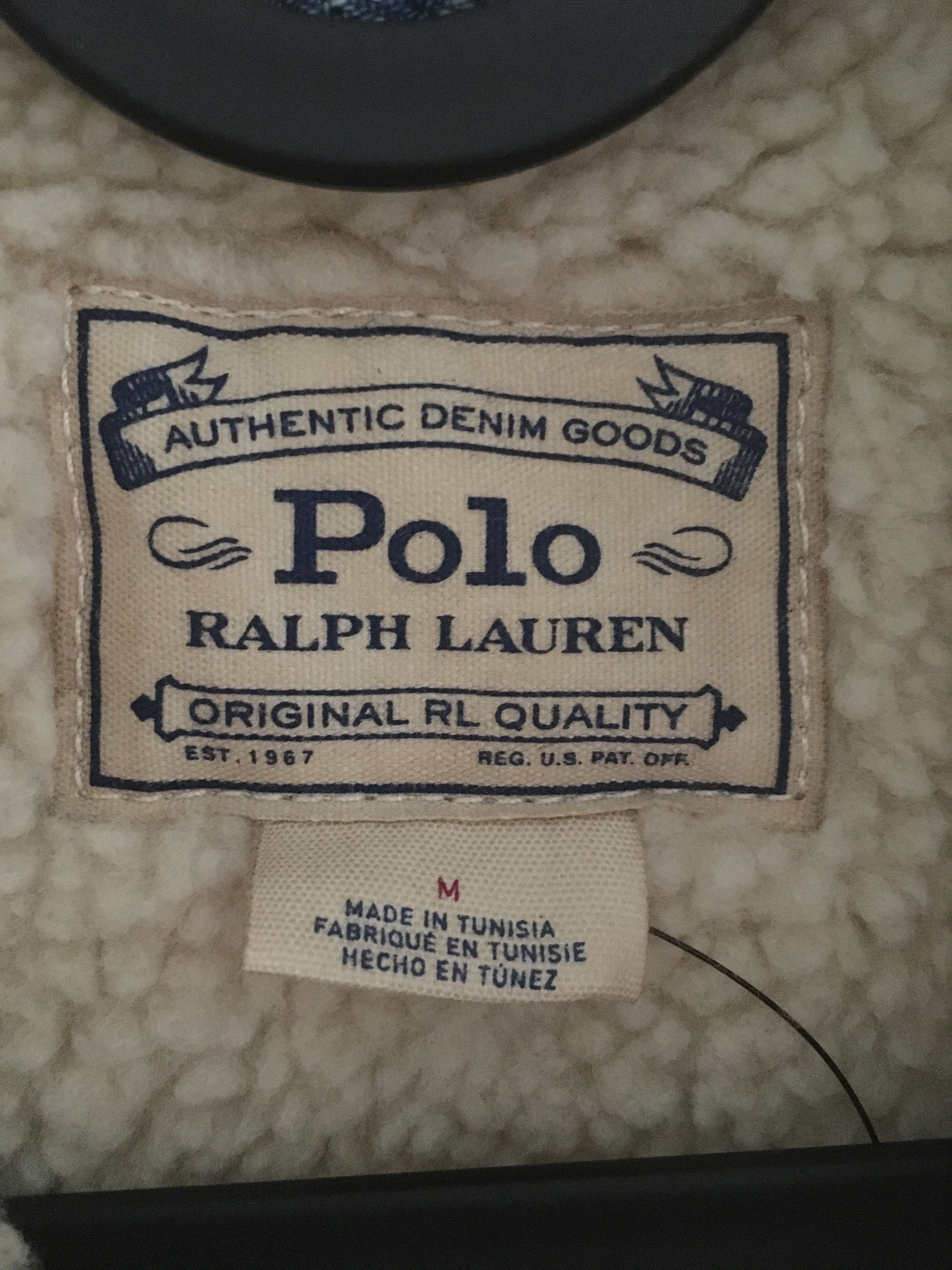 Polo Ralph Lauren Mountain Graphic Print Sherpa Fleece-Lined Trucker Jacket Size US M / EU 48-50 / 2 - 9 Thumbnail