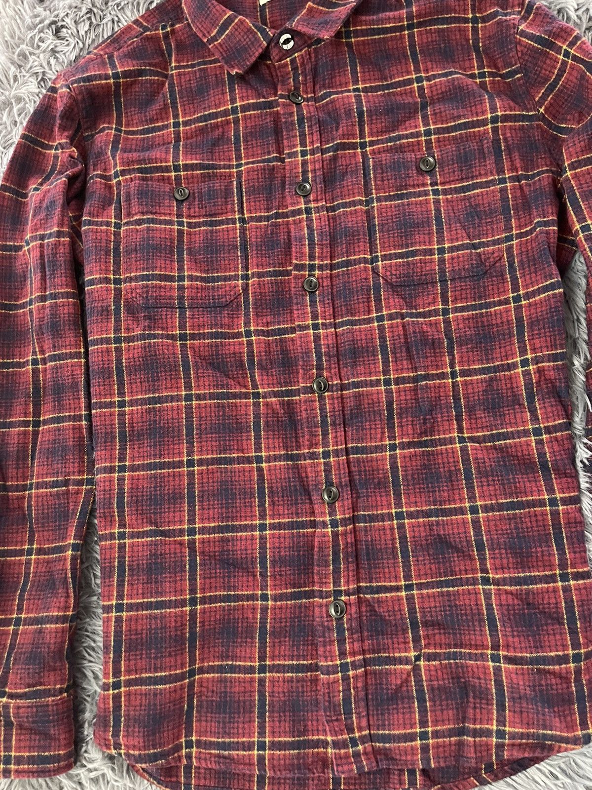 Edwin × Japanese Brand × Vintage Edwin flannel shirt Travis Scott style made in Japan Size US L / EU 52-54 / 3 - 3 Thumbnail