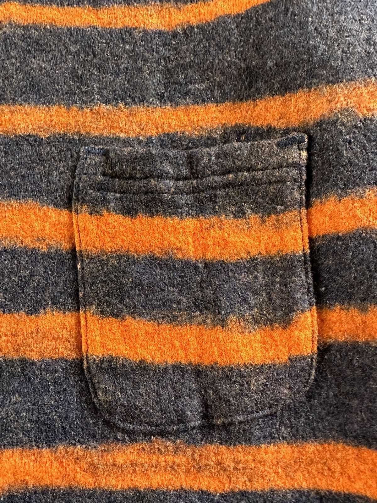 45rpm Archive 45RPM Studio Japan stripped wool long sleeve Size US M / EU 48-50 / 2 - 8 Thumbnail
