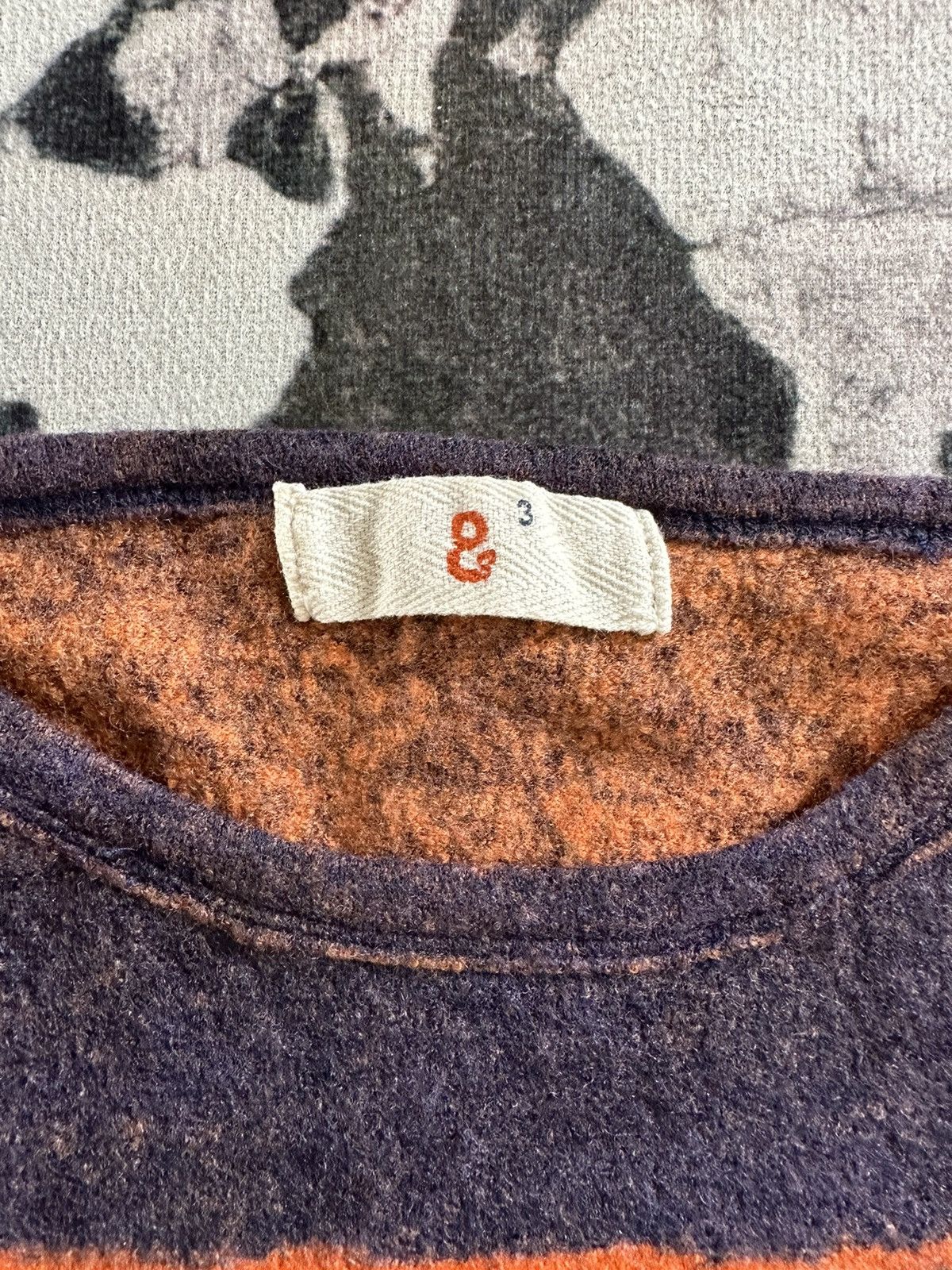45rpm Archive 45RPM Studio Japan stripped wool long sleeve Size US M / EU 48-50 / 2 - 9 Thumbnail