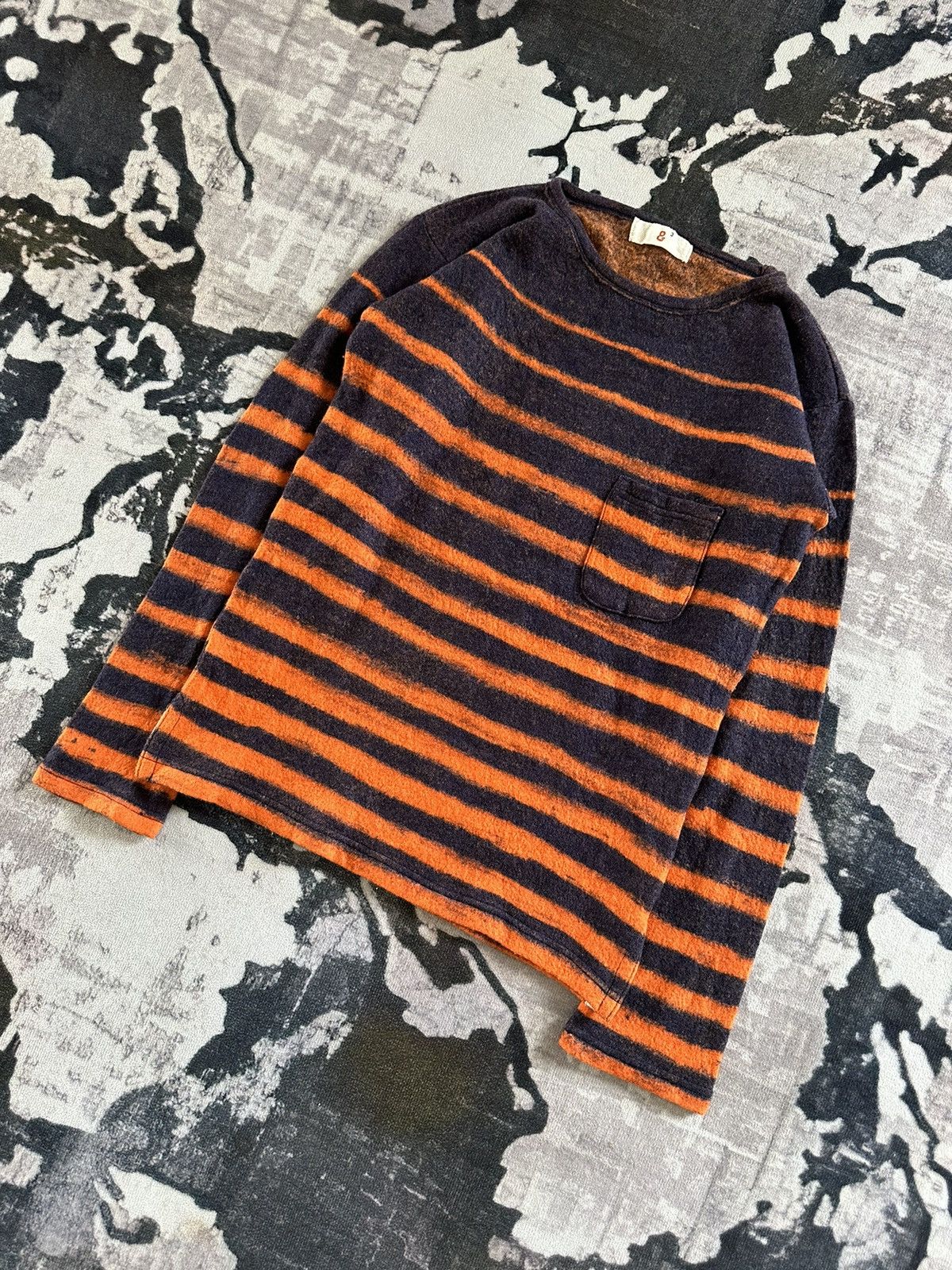 45rpm Archive 45RPM Studio Japan stripped wool long sleeve Size US M / EU 48-50 / 2 - 2 Thumbnail