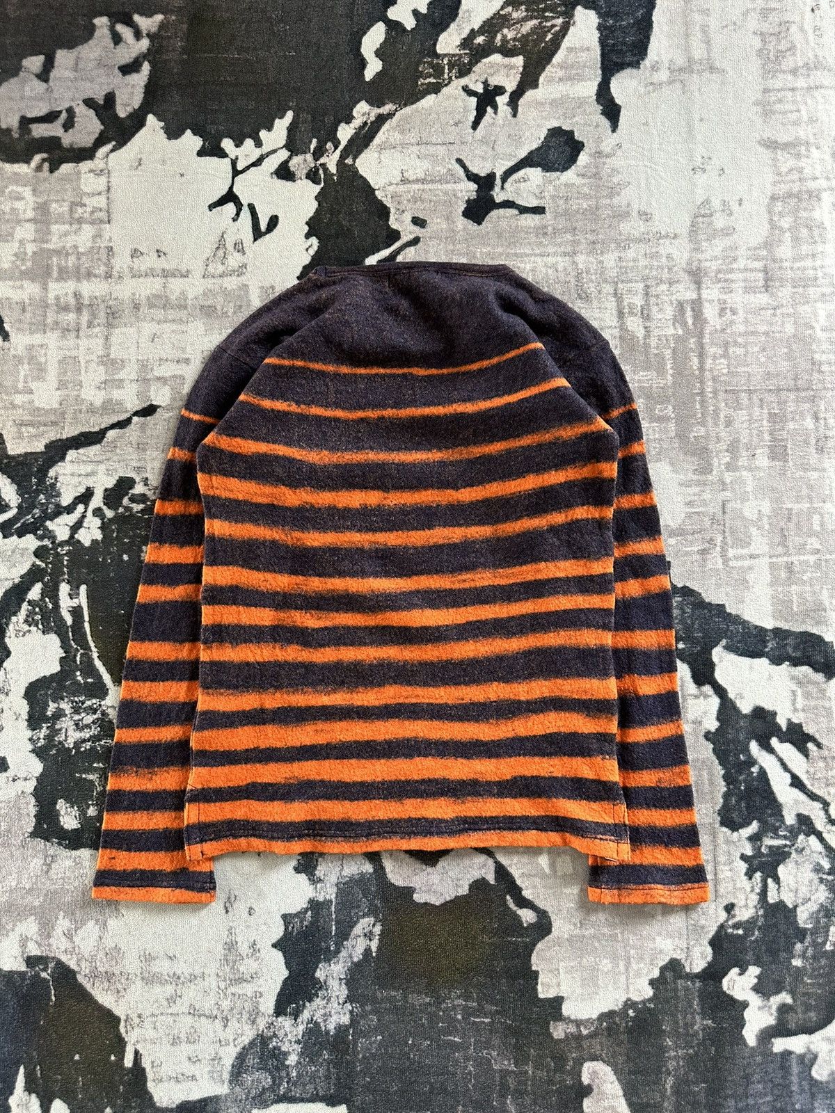 45rpm Archive 45RPM Studio Japan stripped wool long sleeve Size US M / EU 48-50 / 2 - 4 Thumbnail