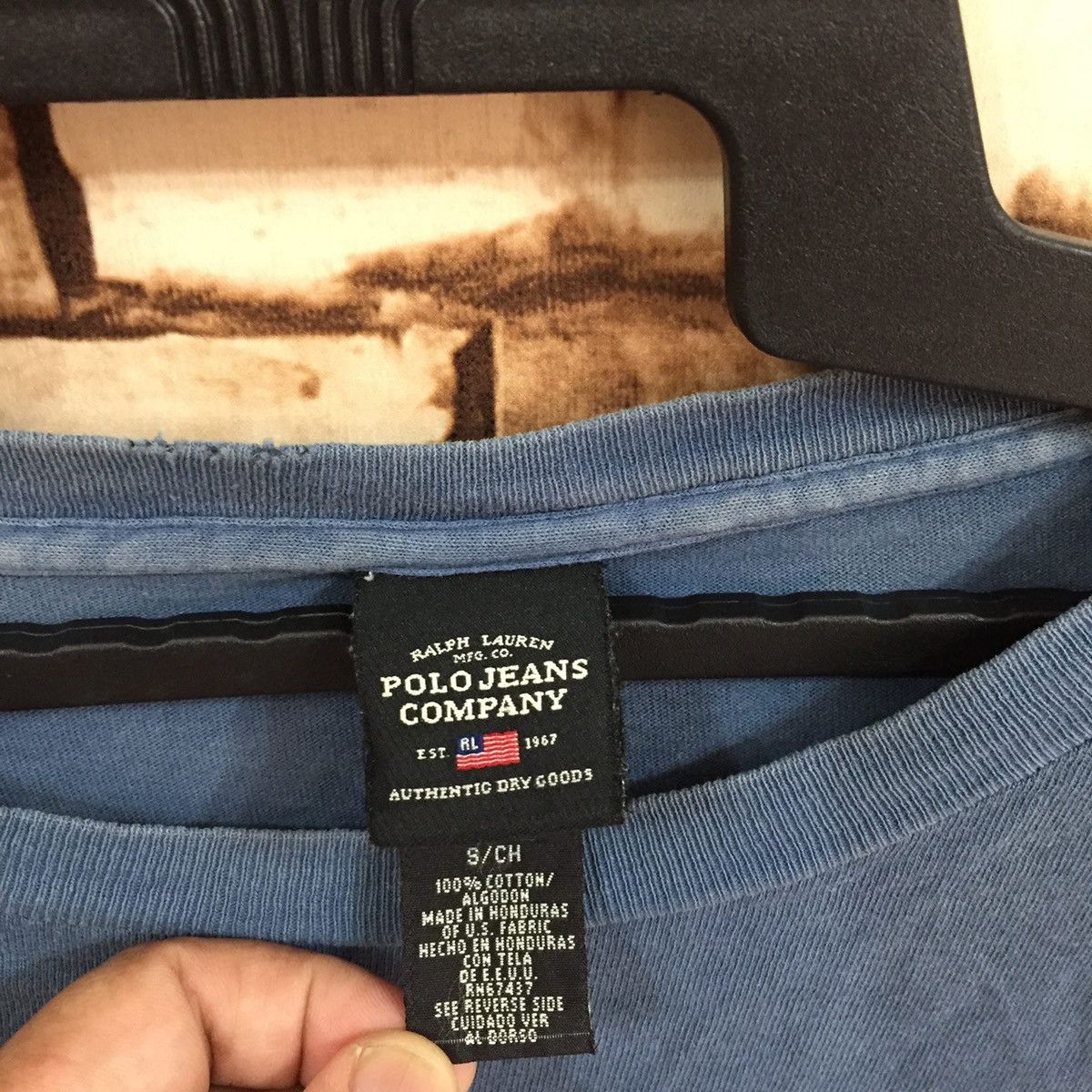 Ralph Lauren Vintage Polo Jeans t shirt big logo size S fit M Size US M / EU 48-50 / 2 - 3 Thumbnail
