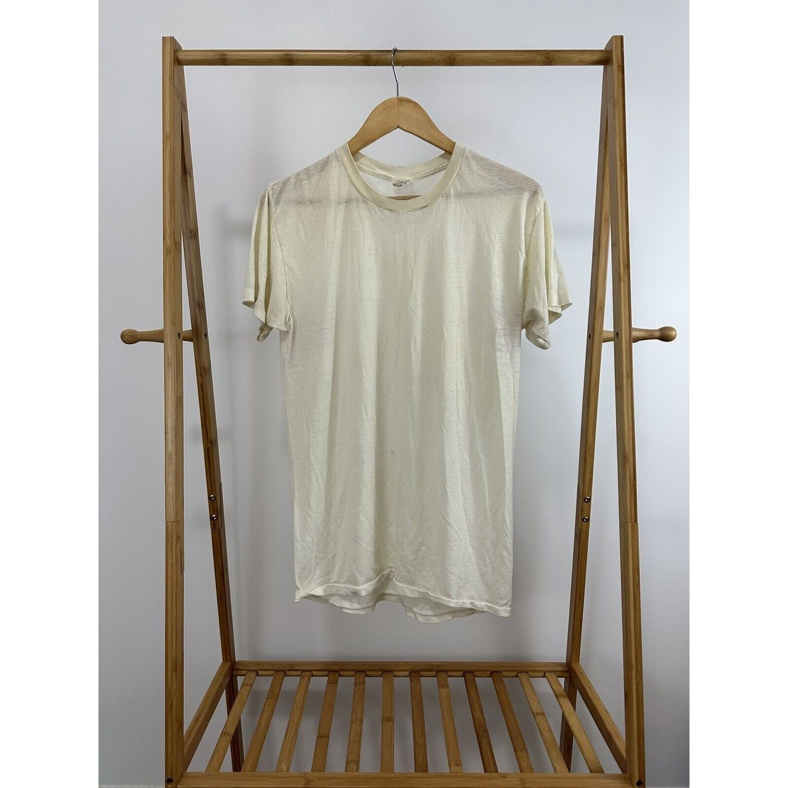 Vintage VTG 70s Archdale 50/50 Blank Paper Thin Burnout T-Shirt L Size US L / EU 52-54 / 3 - 1 Thumbnail