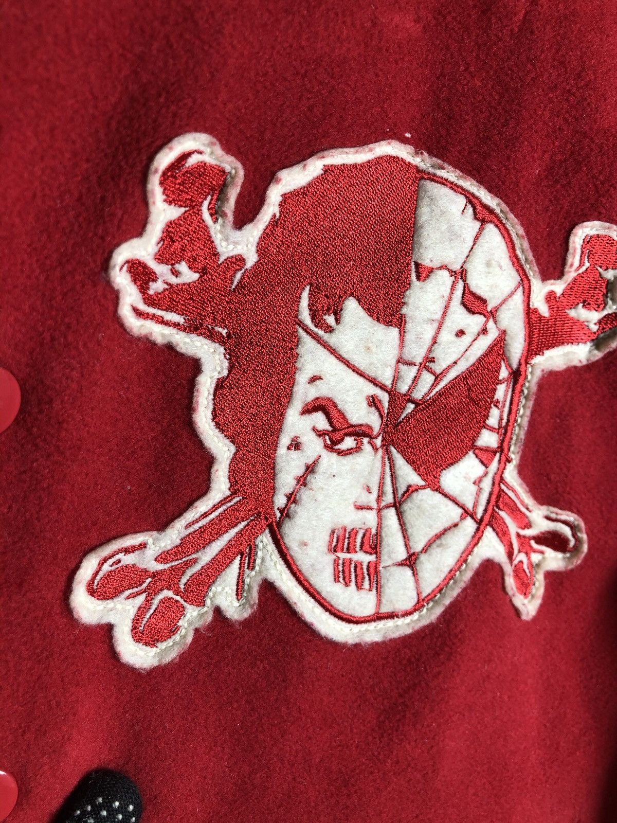 If Six Was Nine Vintage Sir Benni Miles Skull logo wool Varsity javket Size US M / EU 48-50 / 2 - 5 Thumbnail