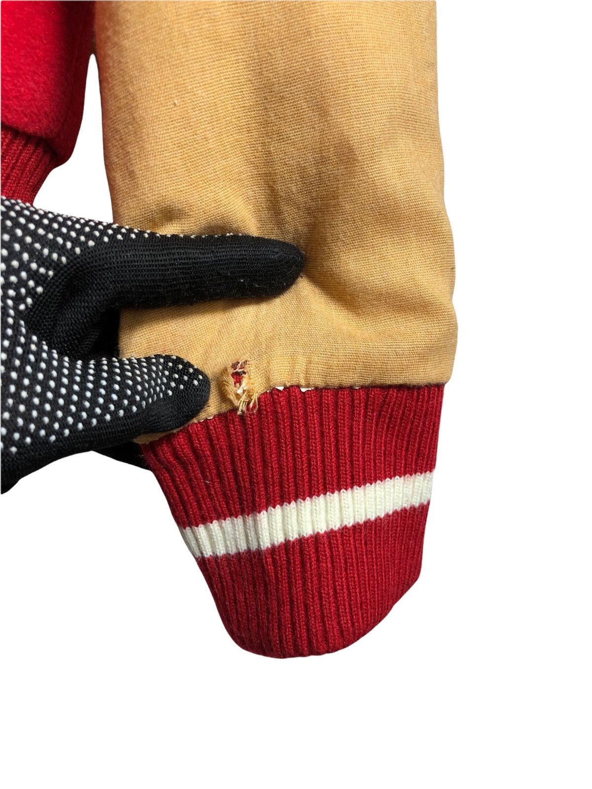 If Six Was Nine Vintage Sir Benni Miles Skull logo wool Varsity javket Size US M / EU 48-50 / 2 - 12 Thumbnail