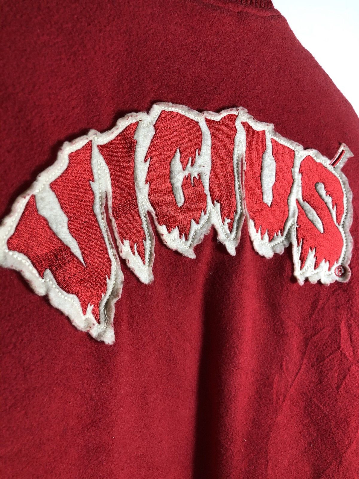 If Six Was Nine Vintage Sir Benni Miles Skull logo wool Varsity javket Size US M / EU 48-50 / 2 - 6 Thumbnail